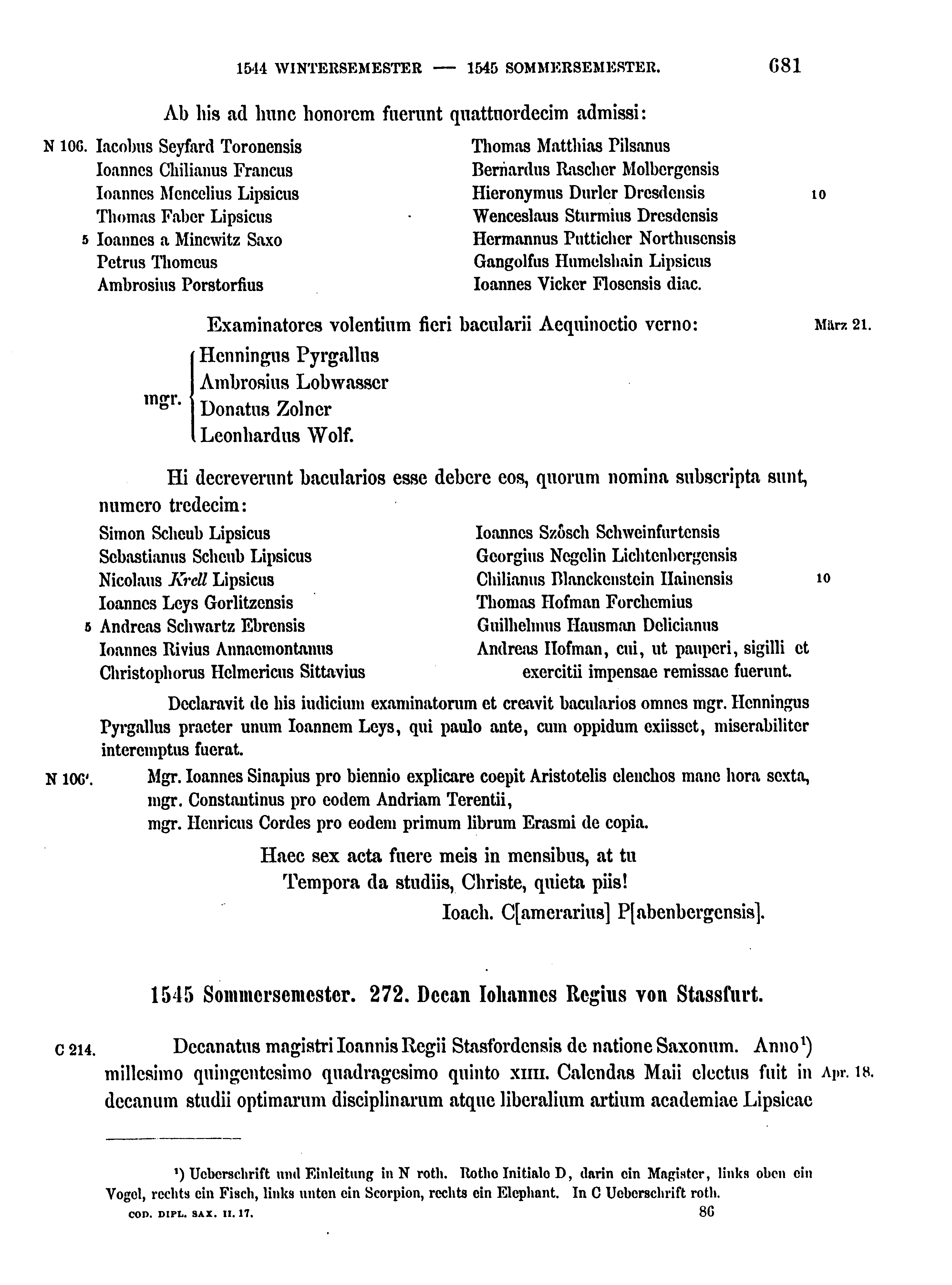 Historische Urkunde Seite 681 aus Band cds2_17