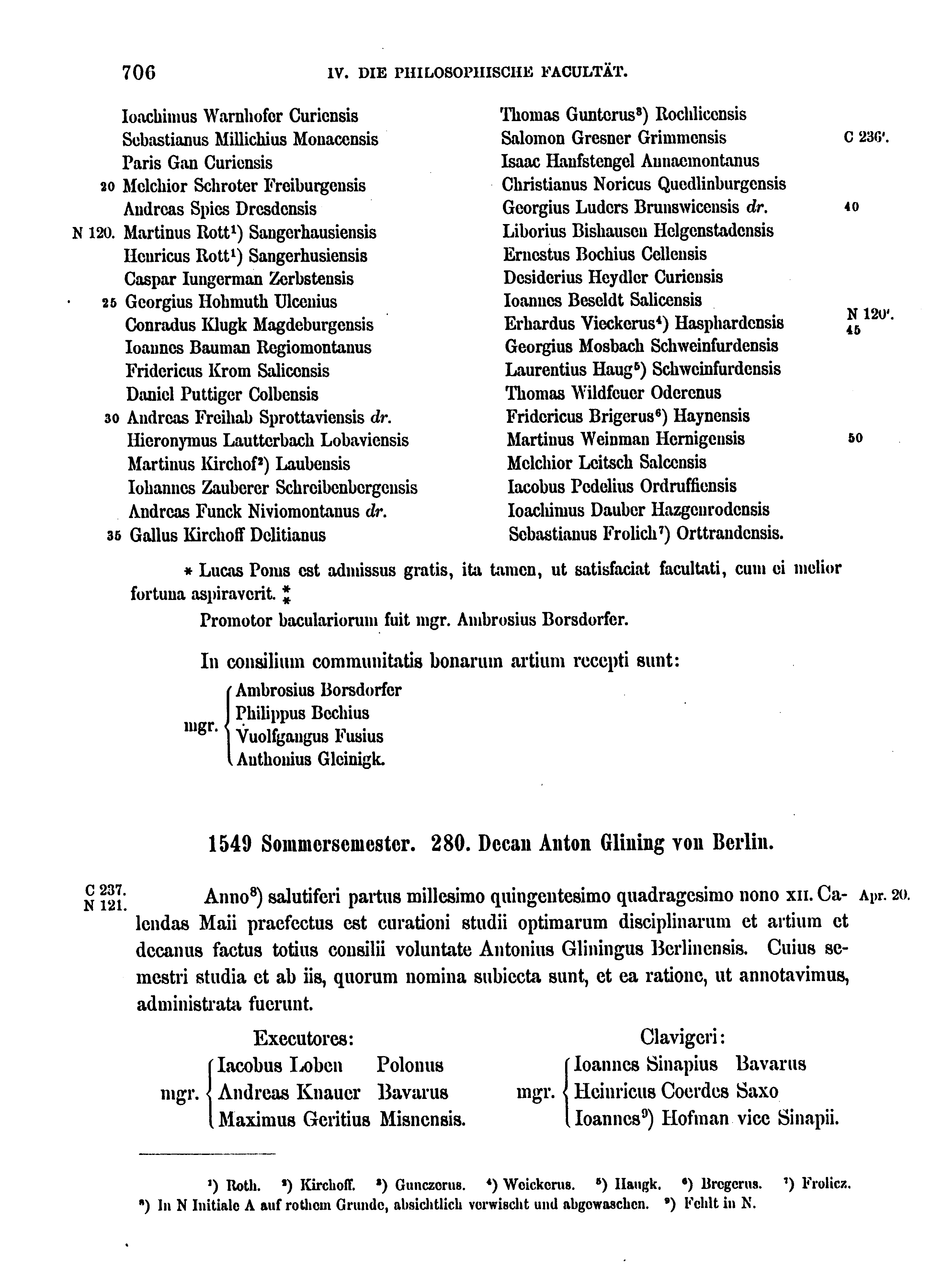 Historische Urkunde Seite 706 aus Band cds2_17