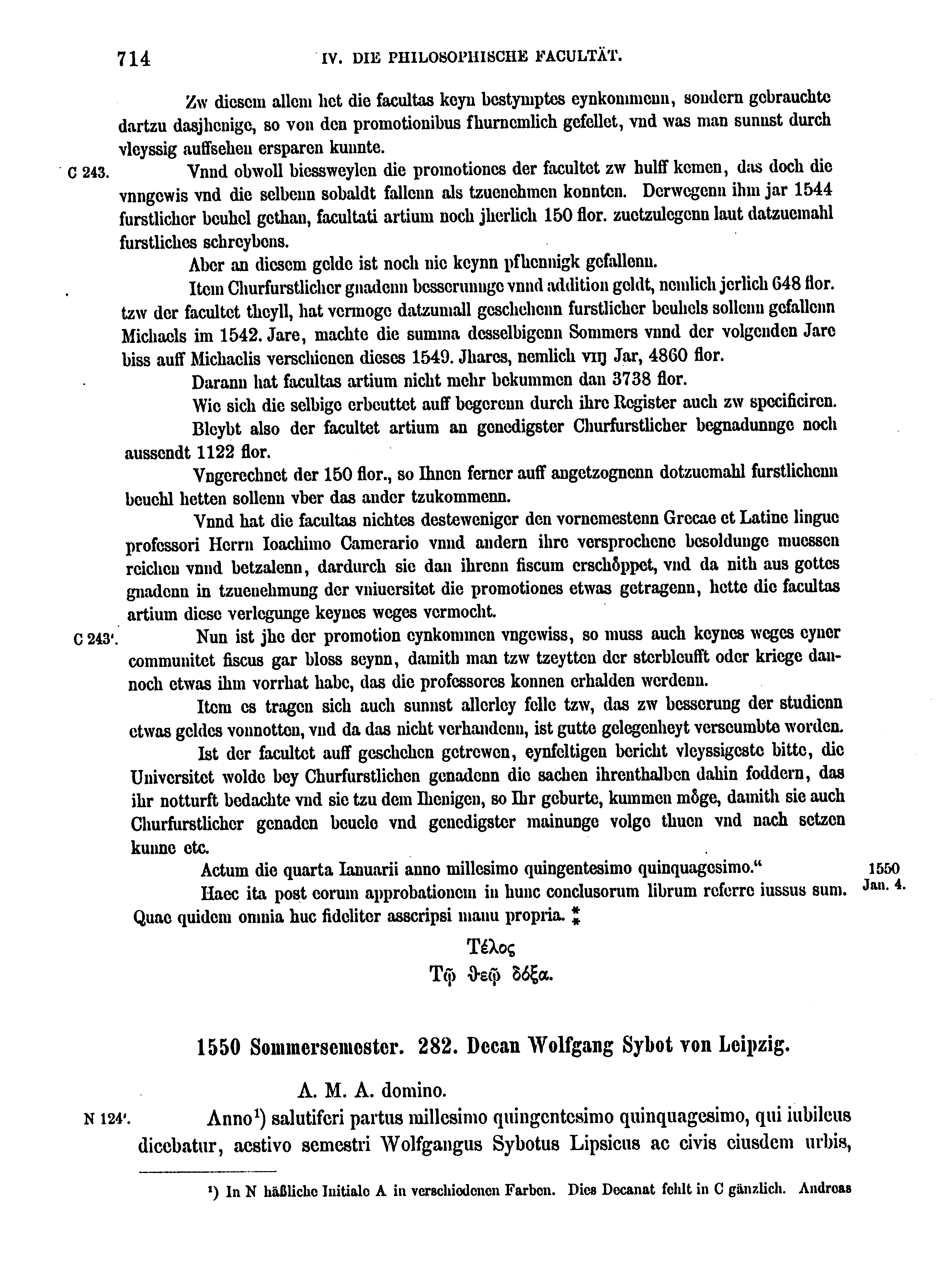 Historische Urkunde Seite 714 aus Band cds2_17