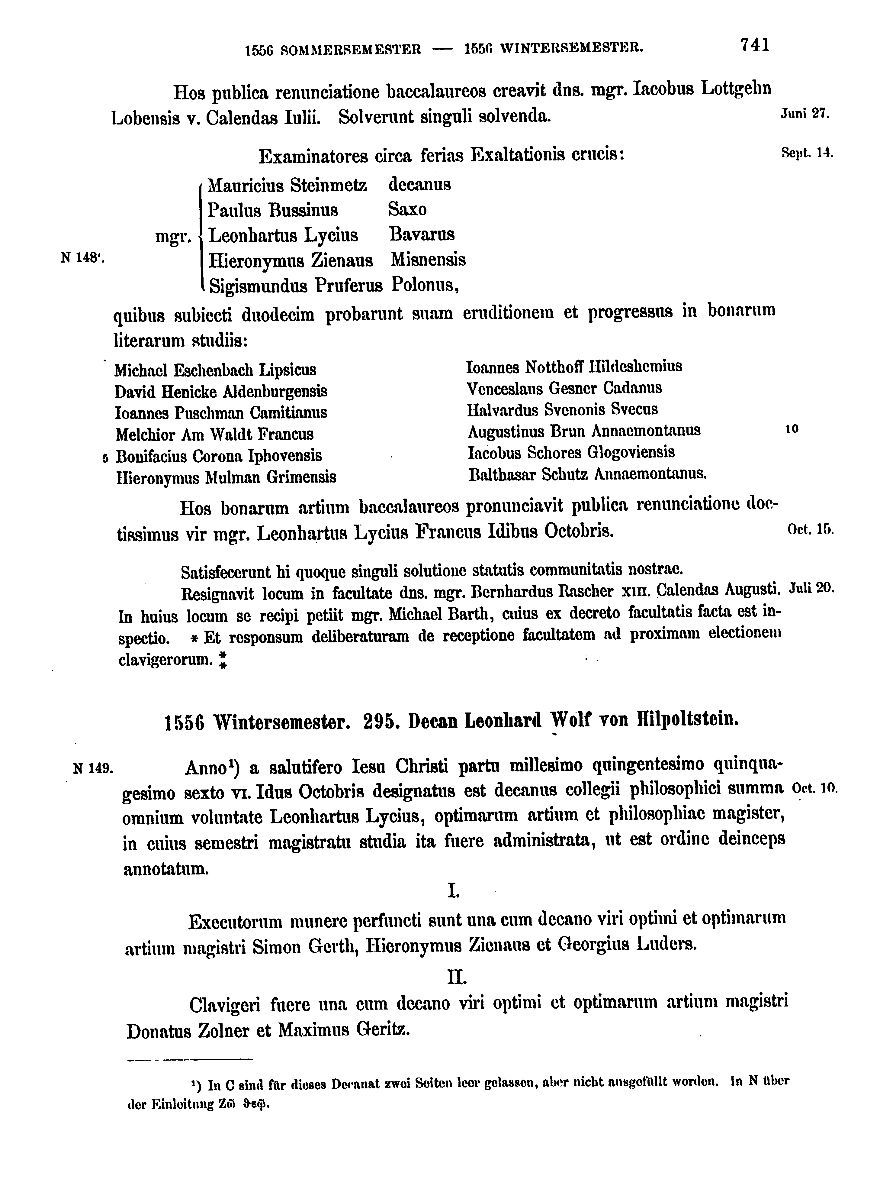 Historische Urkunde Seite 741 aus Band cds2_17