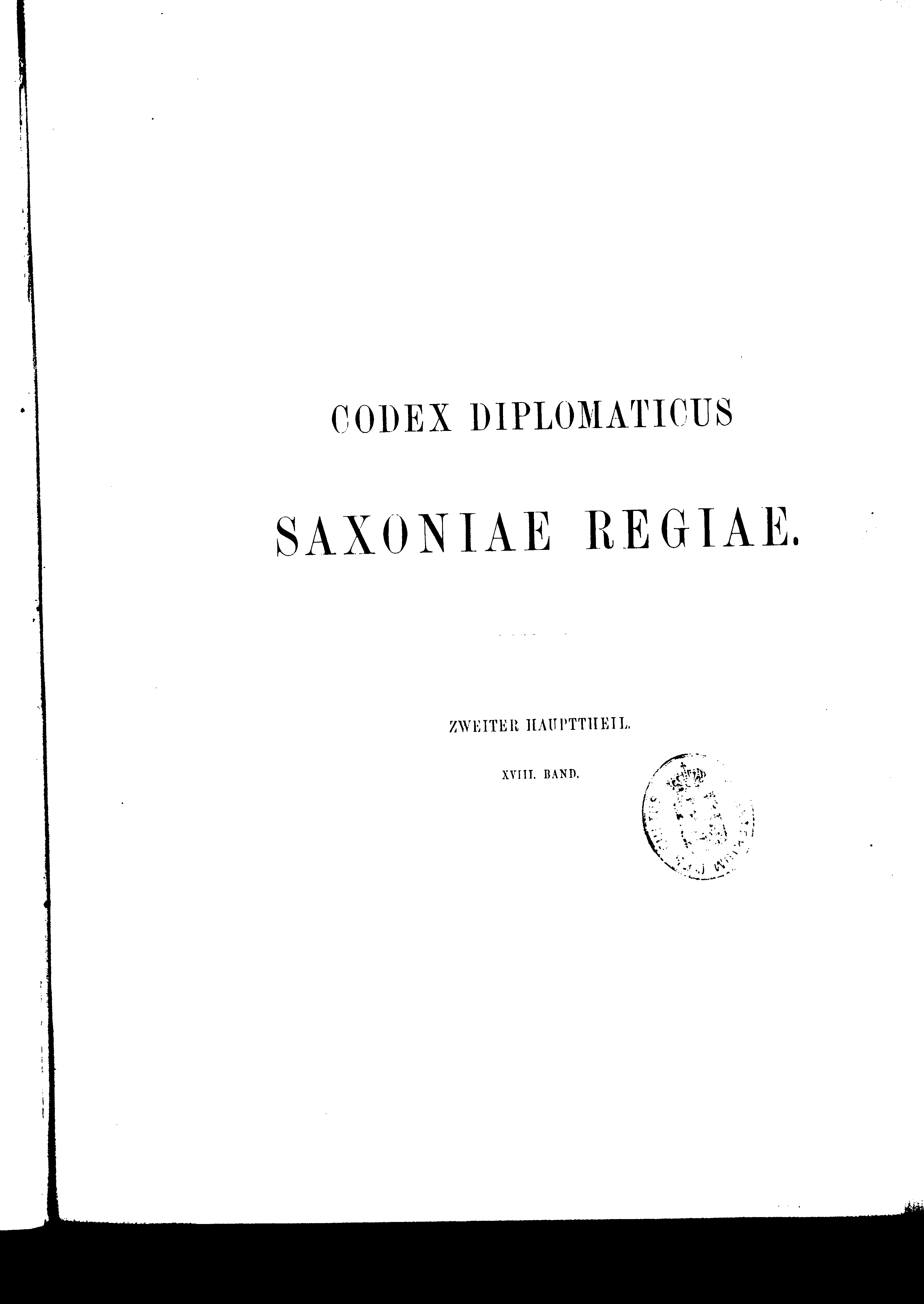Historische Urkunde Seite 1 aus Band cds2_18