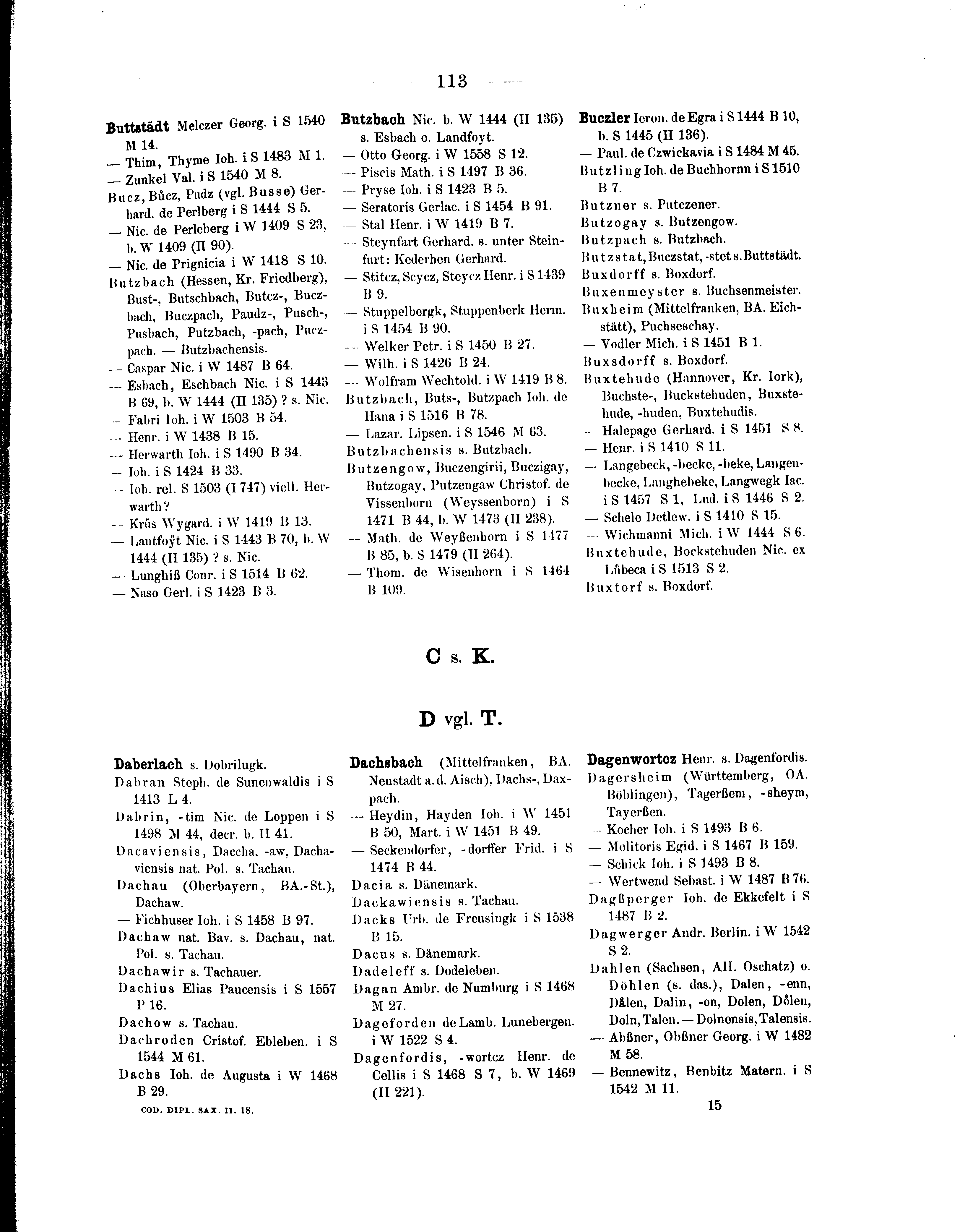 Historische Urkunde Seite 113 aus Band cds2_18