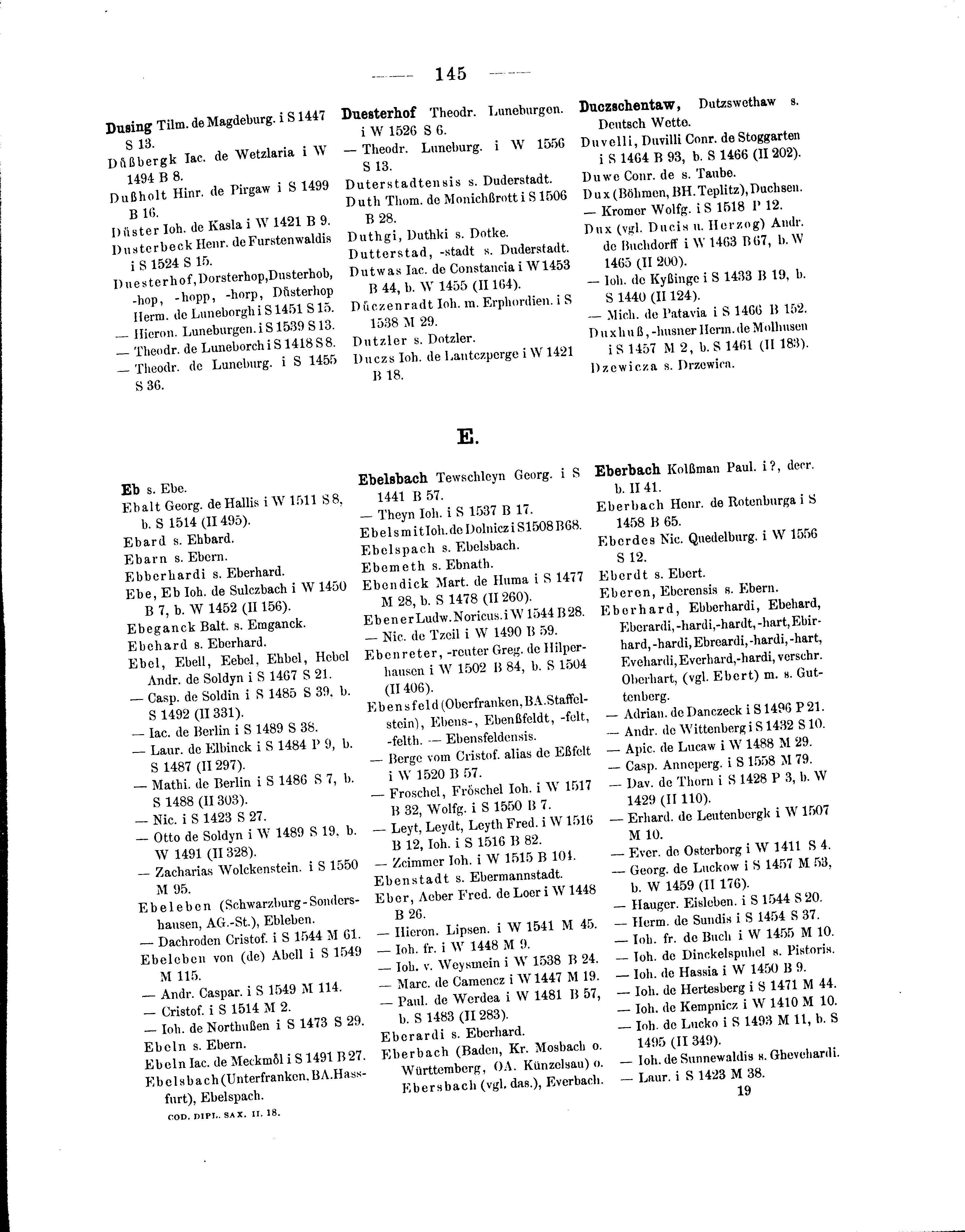 Historische Urkunde Seite 145 aus Band cds2_18