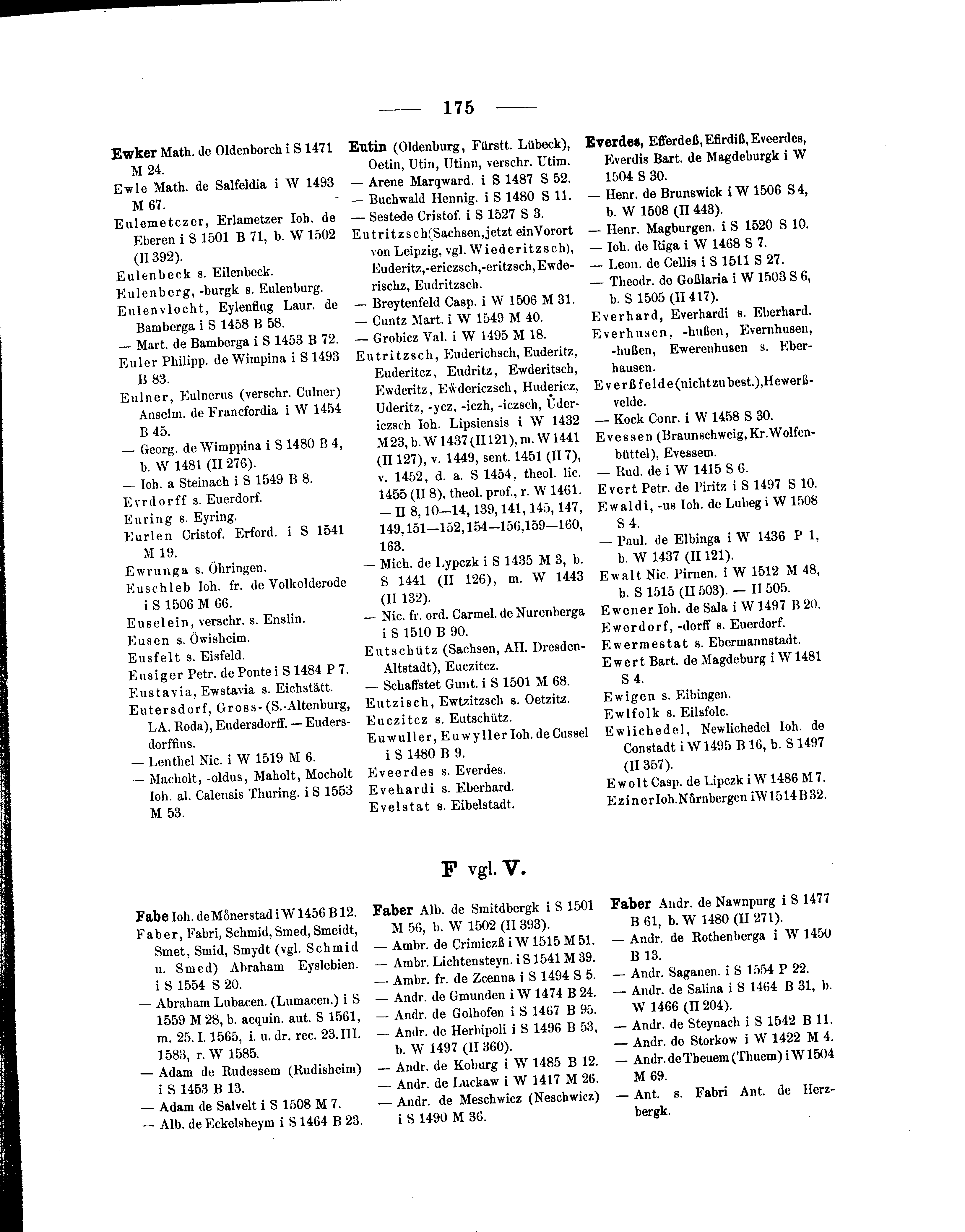 Historische Urkunde Seite 175 aus Band cds2_18