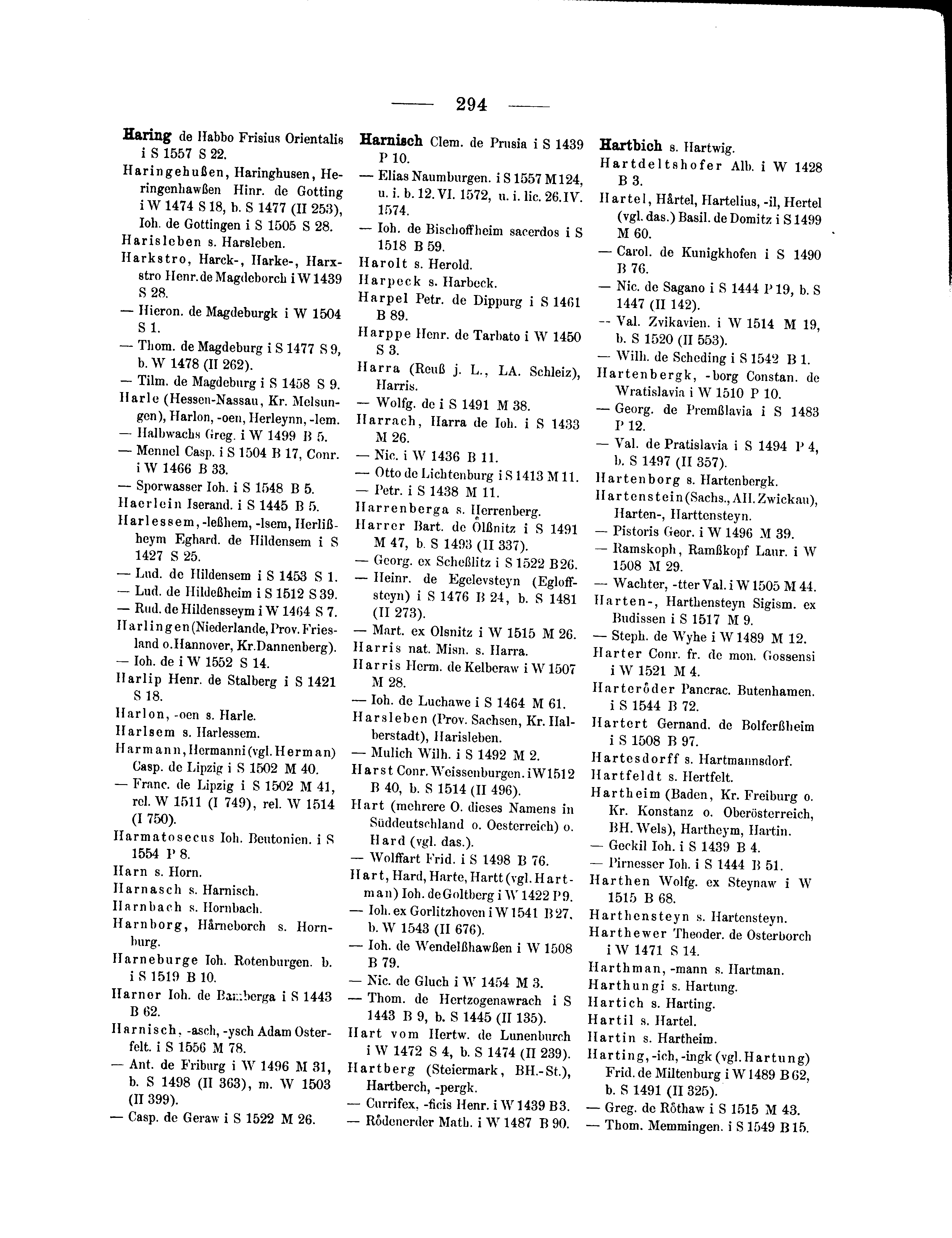 Historische Urkunde Seite 294 aus Band cds2_18