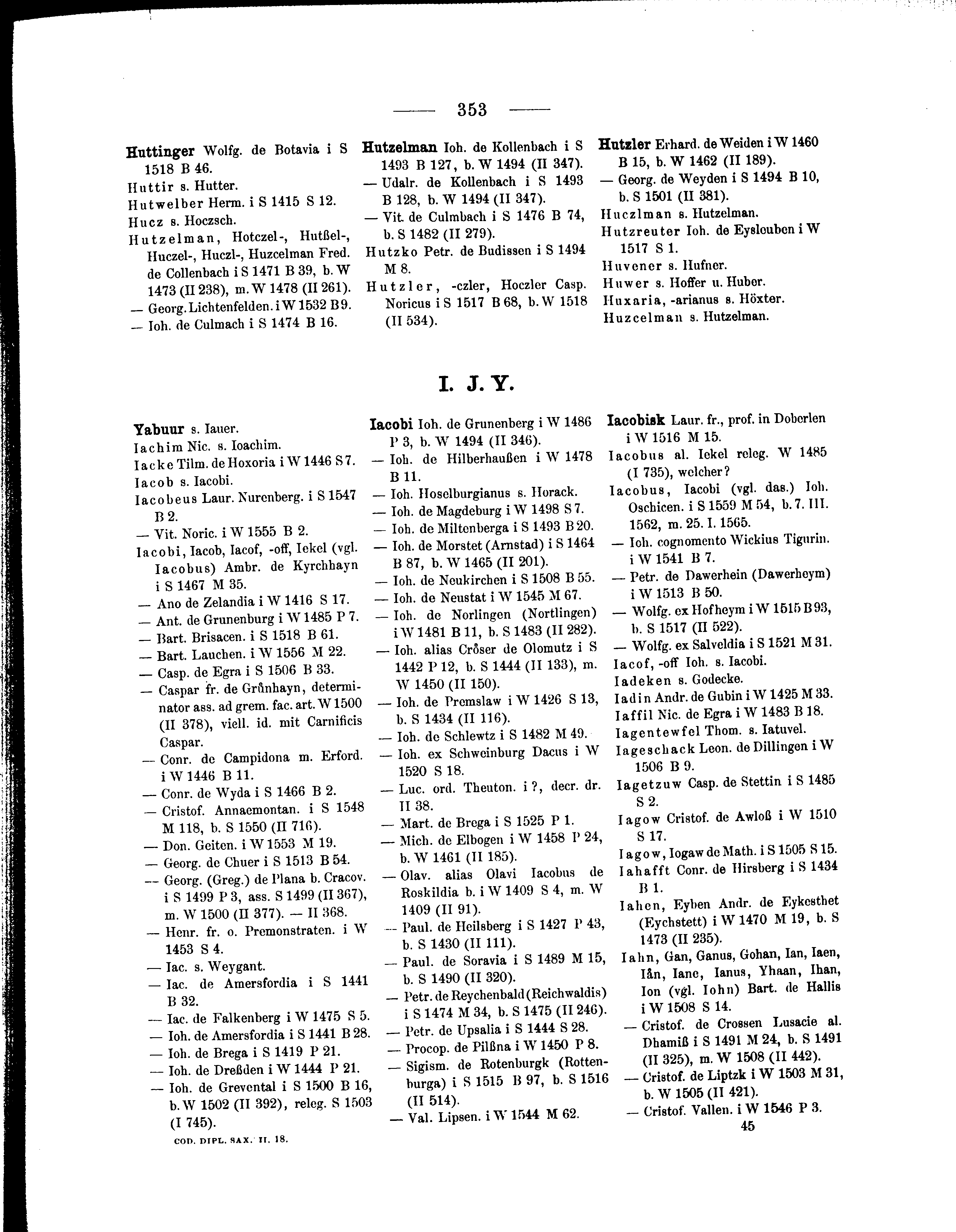 Historische Urkunde Seite 353 aus Band cds2_18