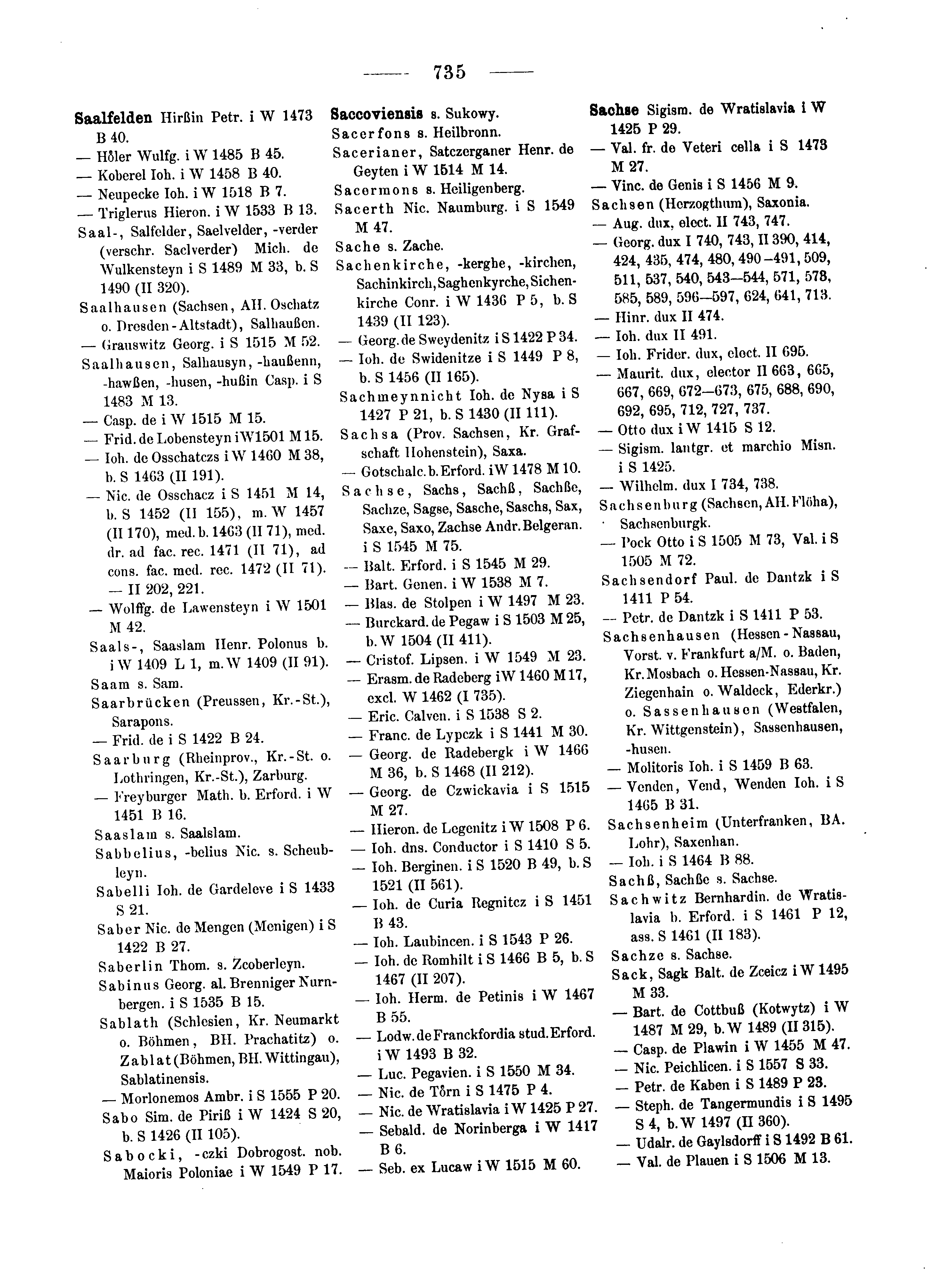 Historische Urkunde Seite 735 aus Band cds2_18