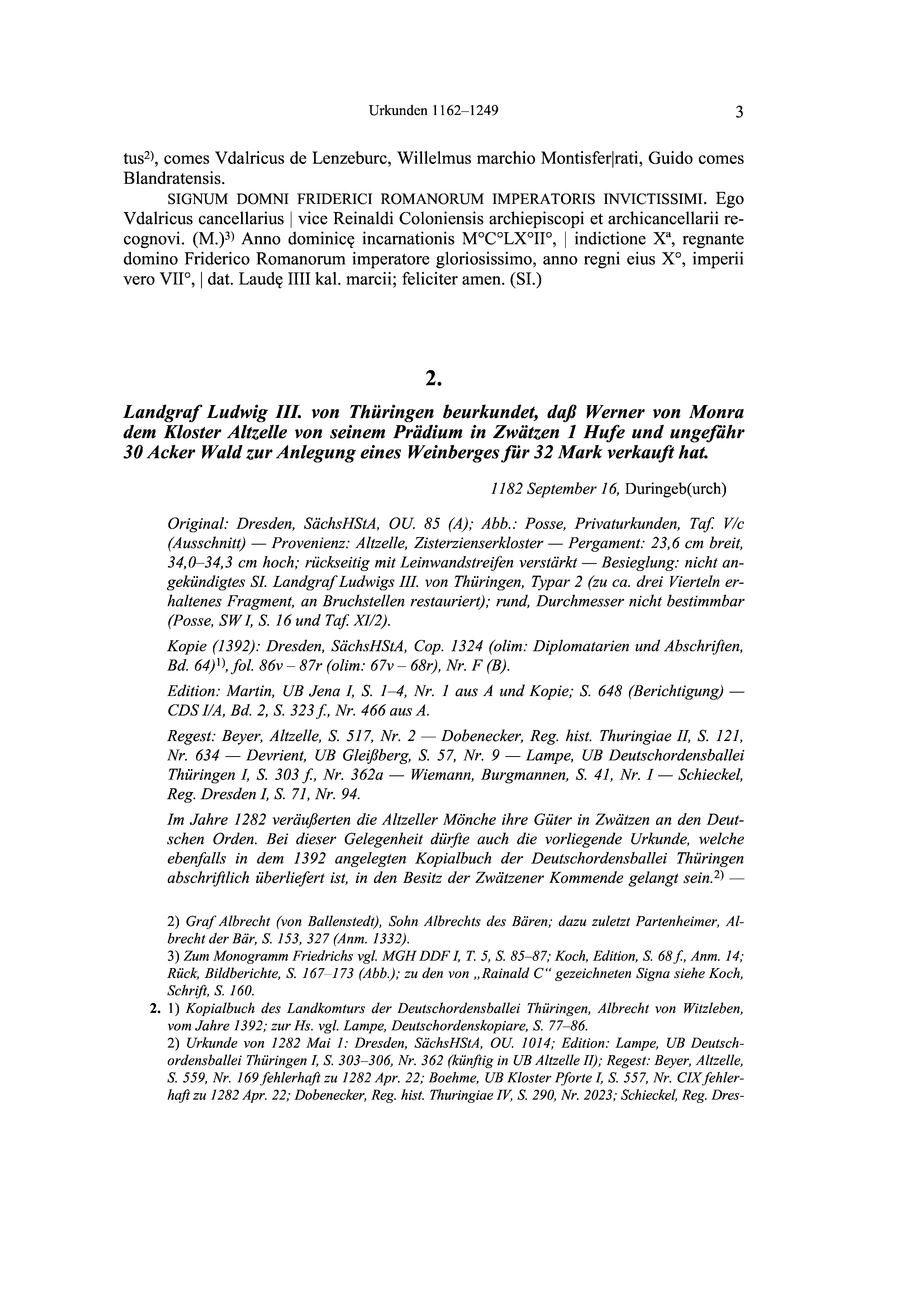 Historische Urkunde Seite 3 aus Band cds2_19