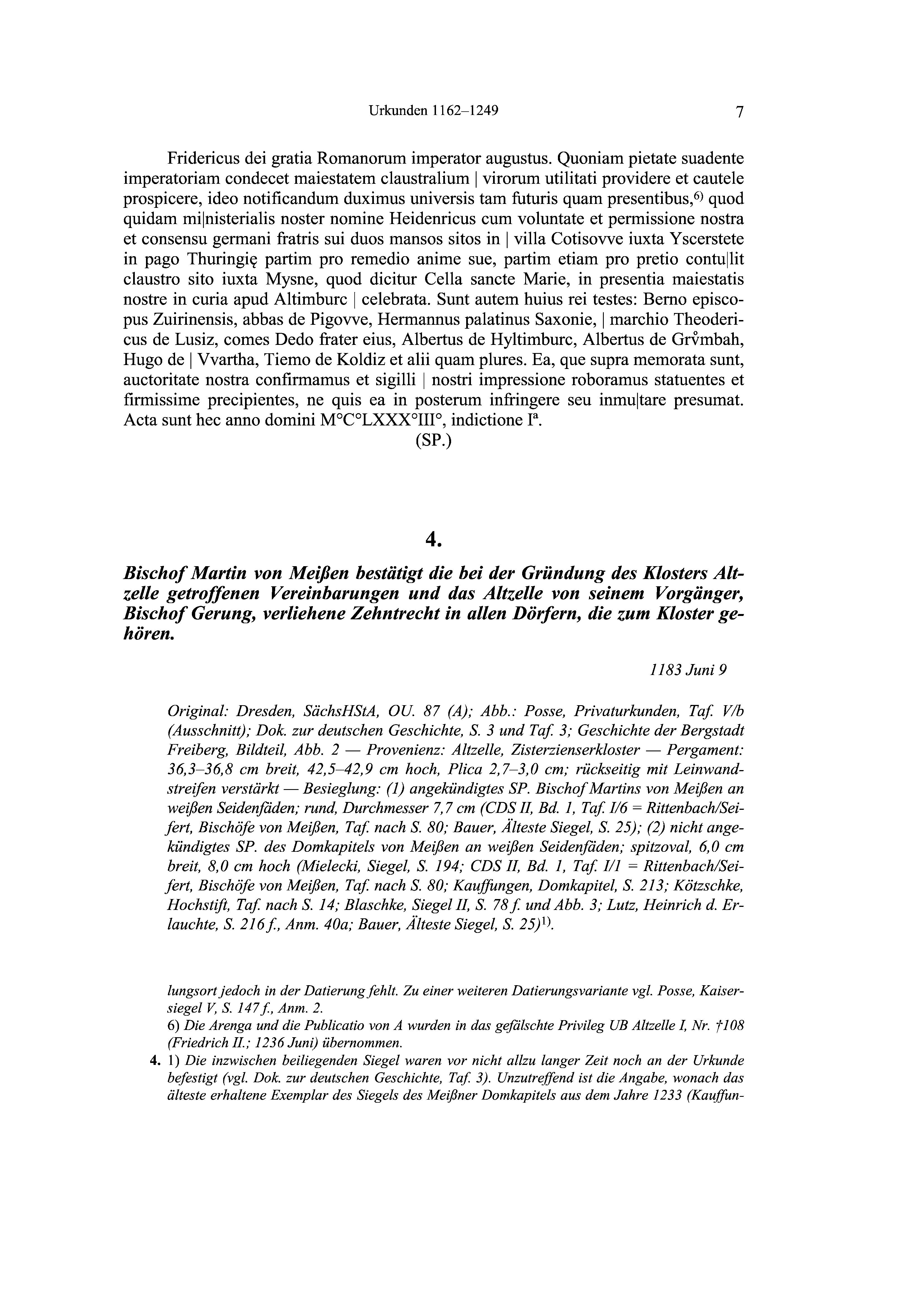Historische Urkunde Seite 7 aus Band cds2_19
