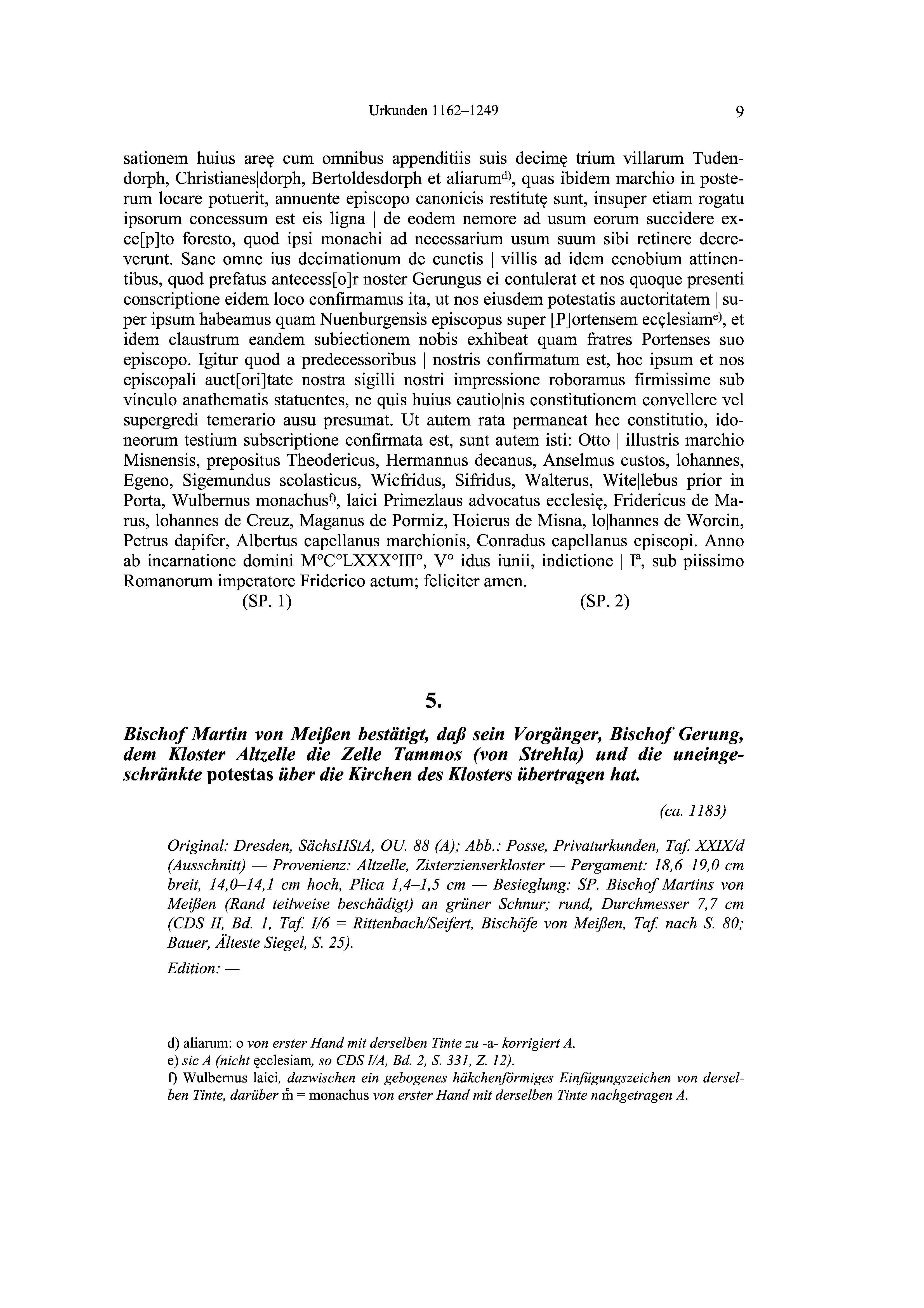 Historische Urkunde Seite 9 aus Band cds2_19