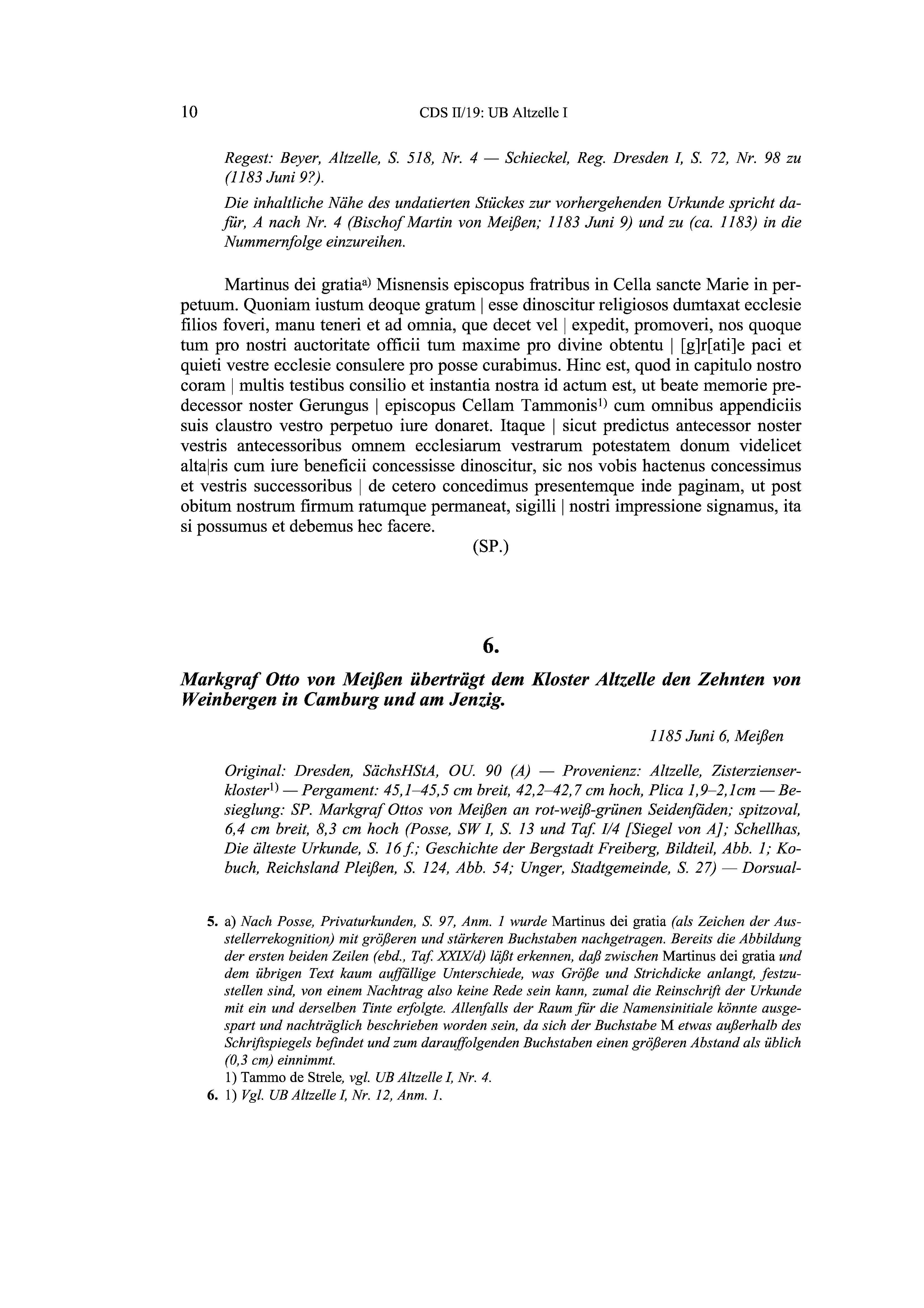 Historische Urkunde Seite 10 aus Band cds2_19