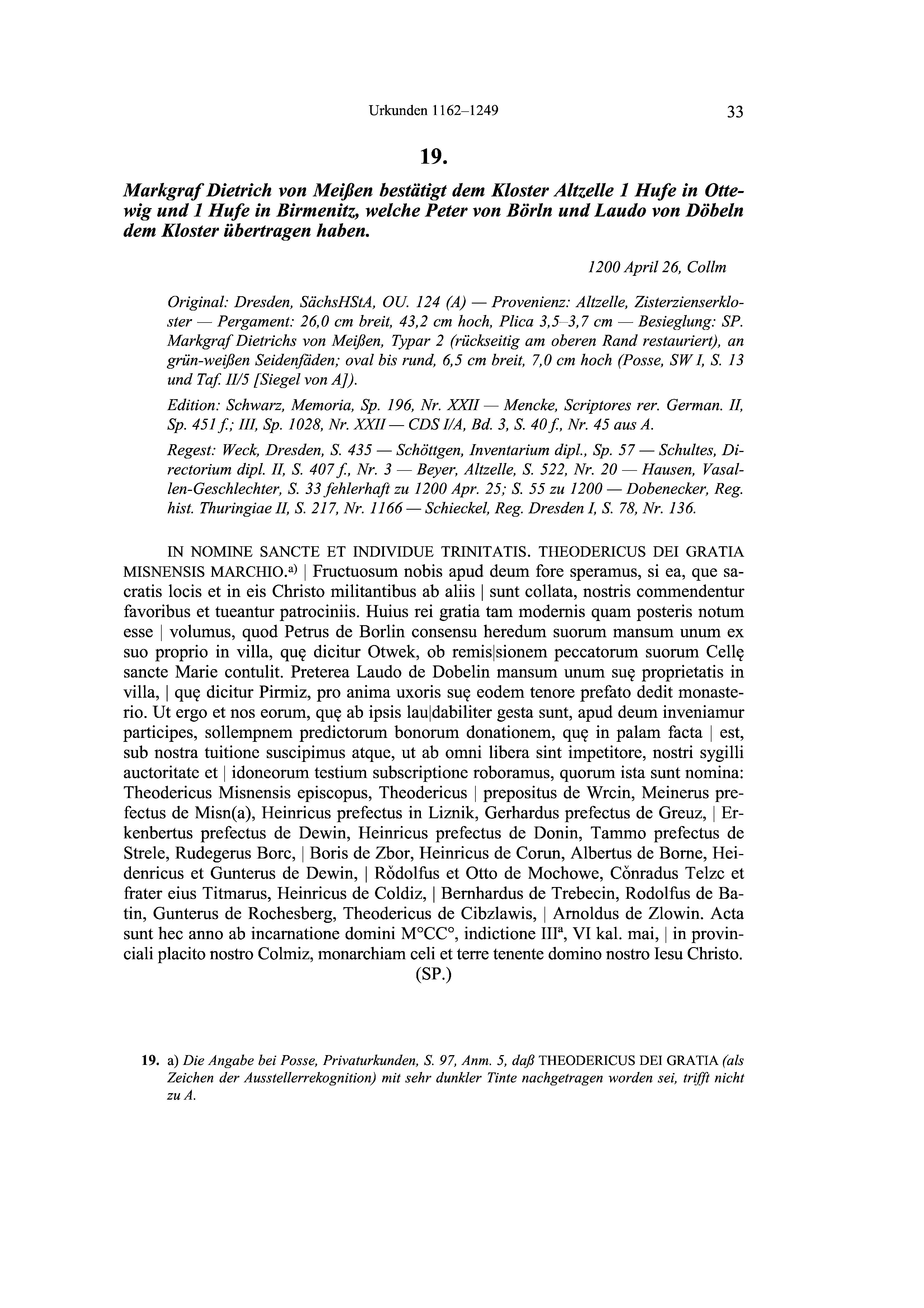 Historische Urkunde Seite 33 aus Band cds2_19
