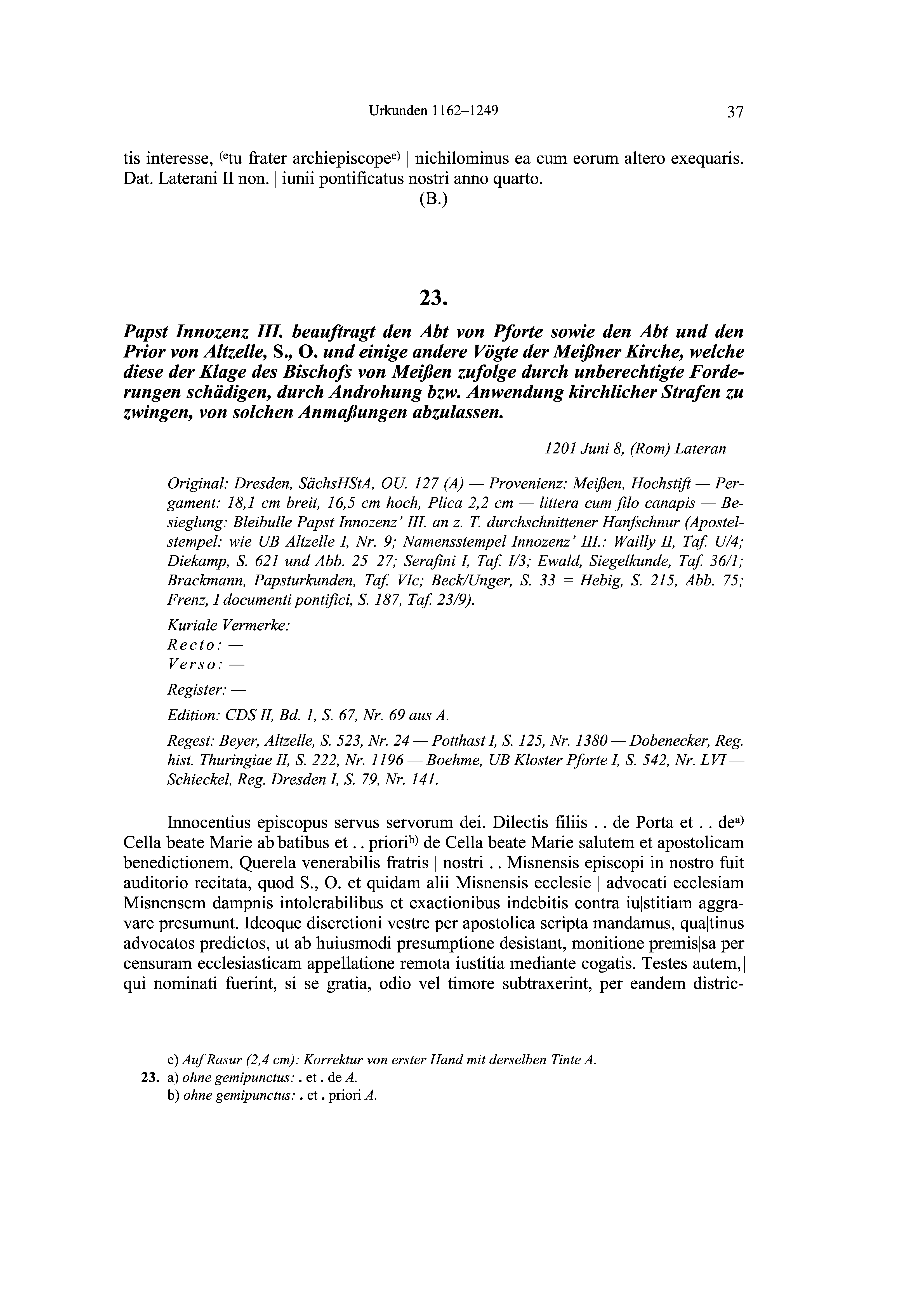 Historische Urkunde Seite 37 aus Band cds2_19