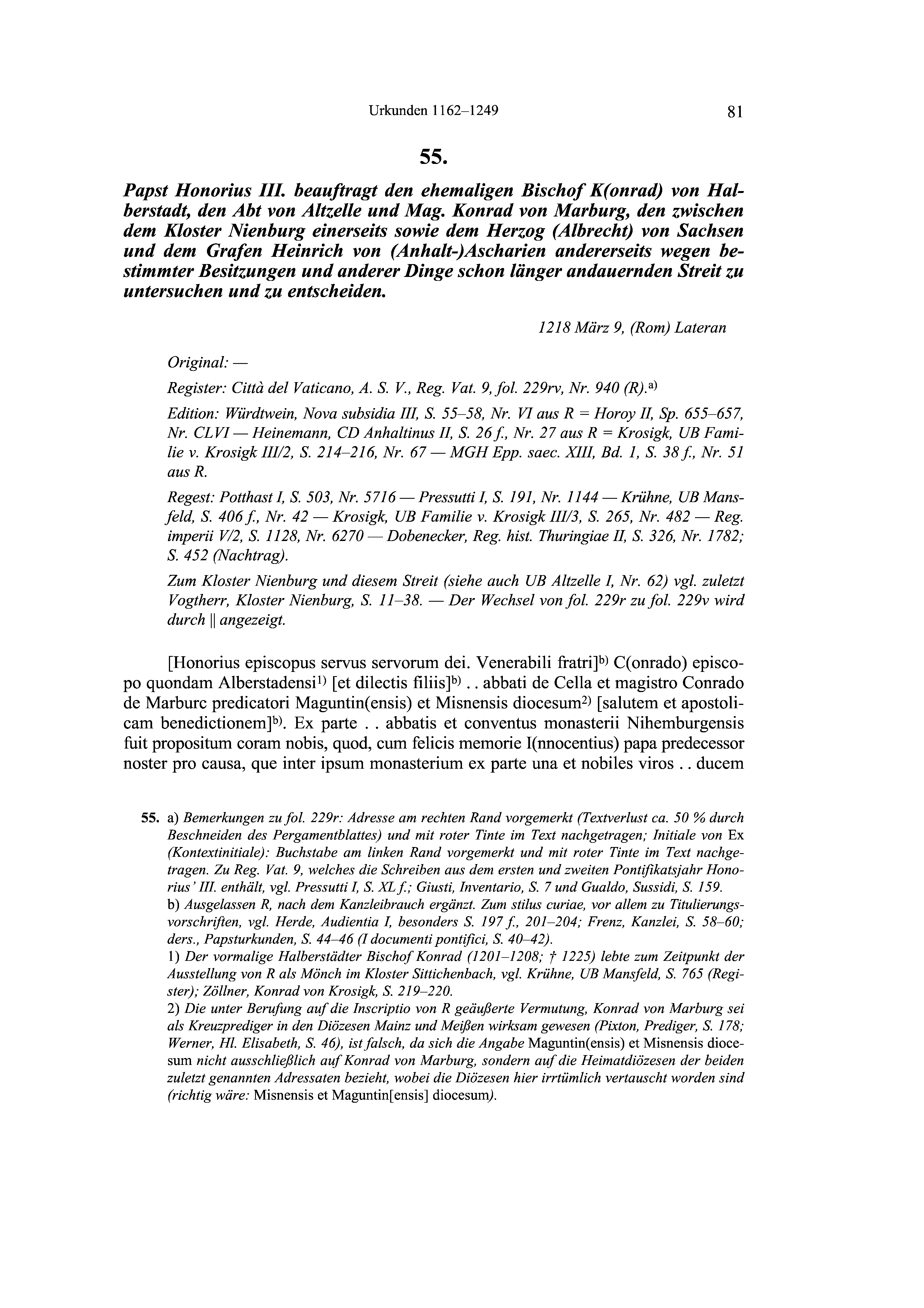 Historische Urkunde Seite 81 aus Band cds2_19