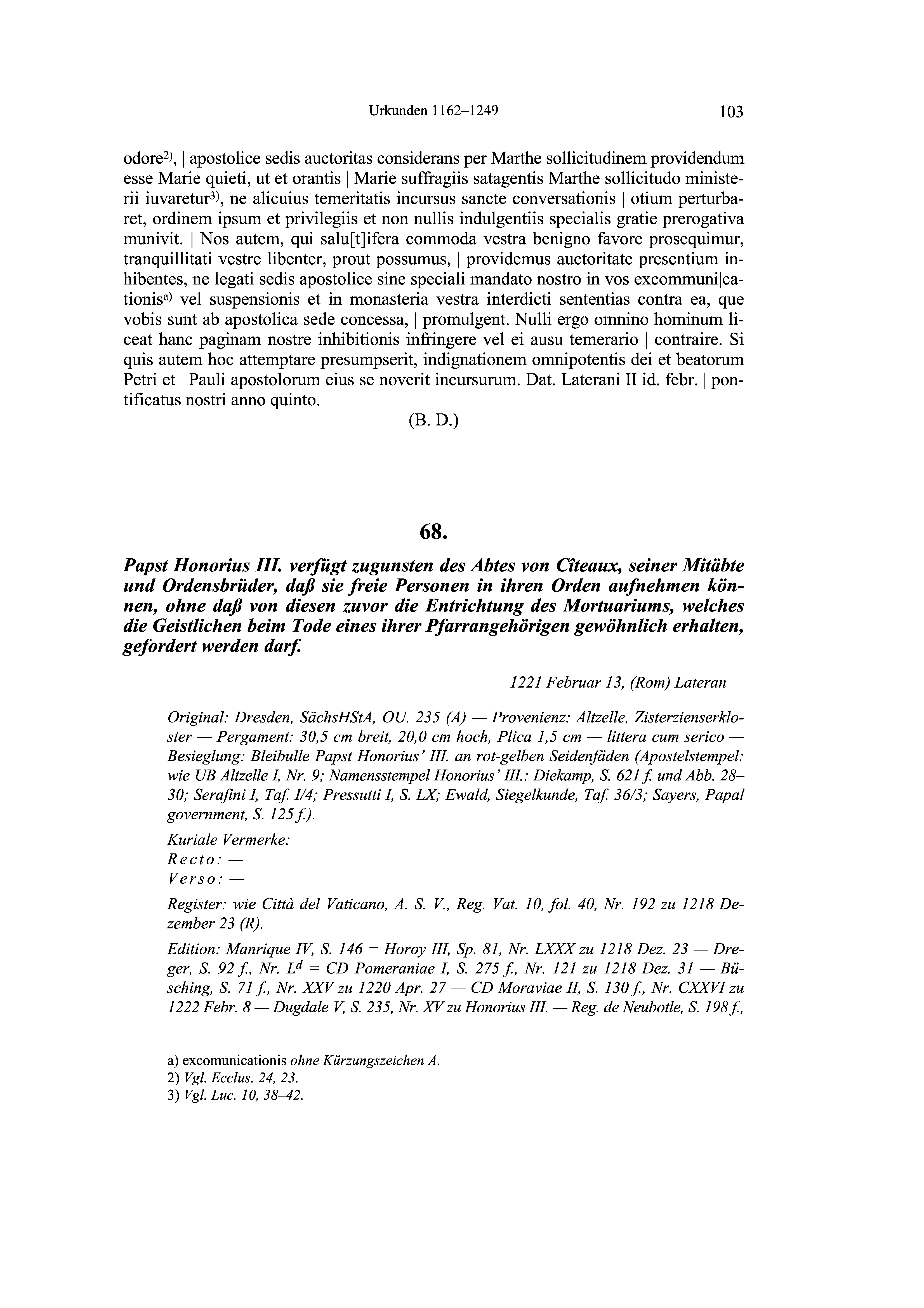 Historische Urkunde Seite 103 aus Band cds2_19