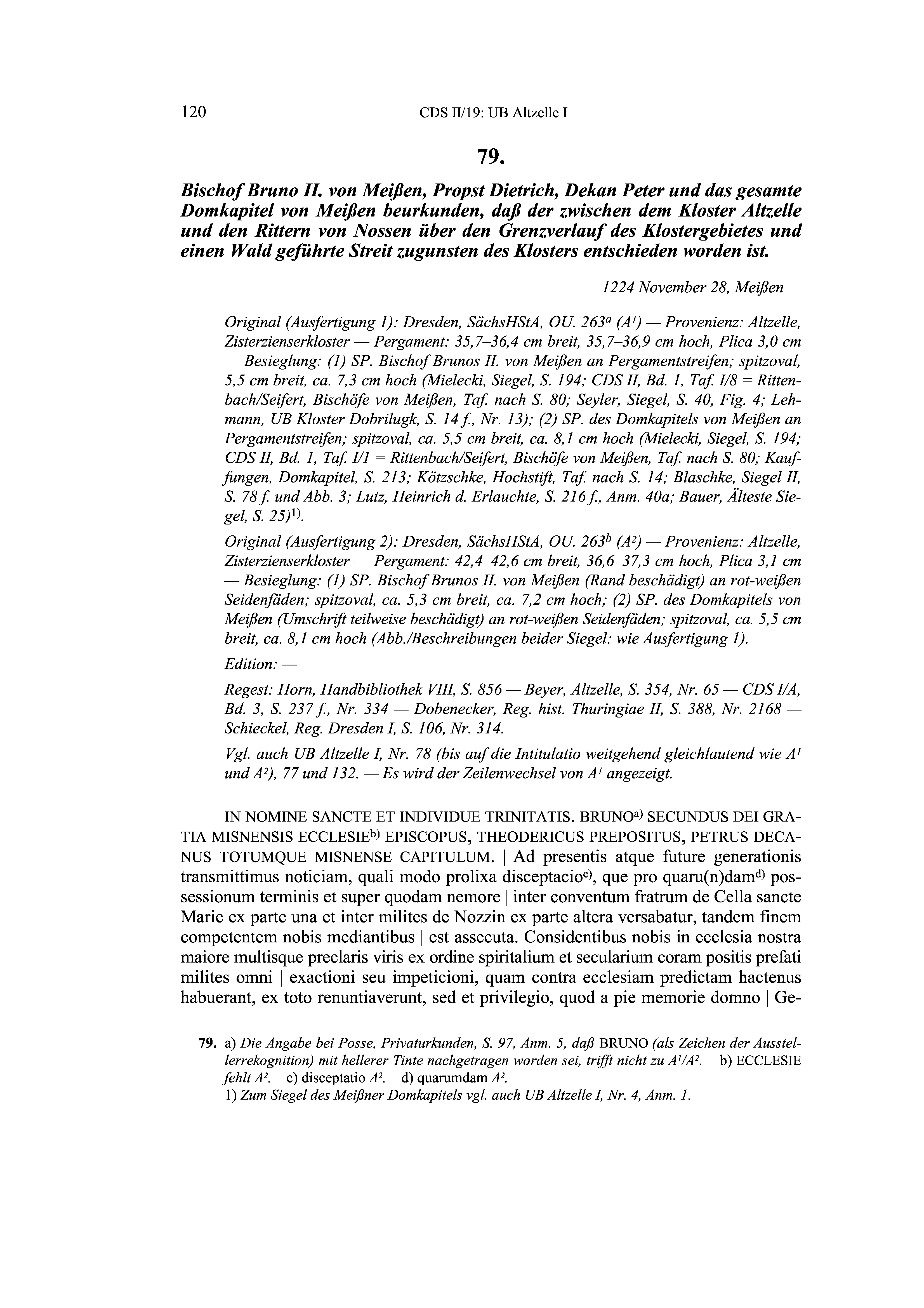 Historische Urkunde Seite 120 aus Band cds2_19