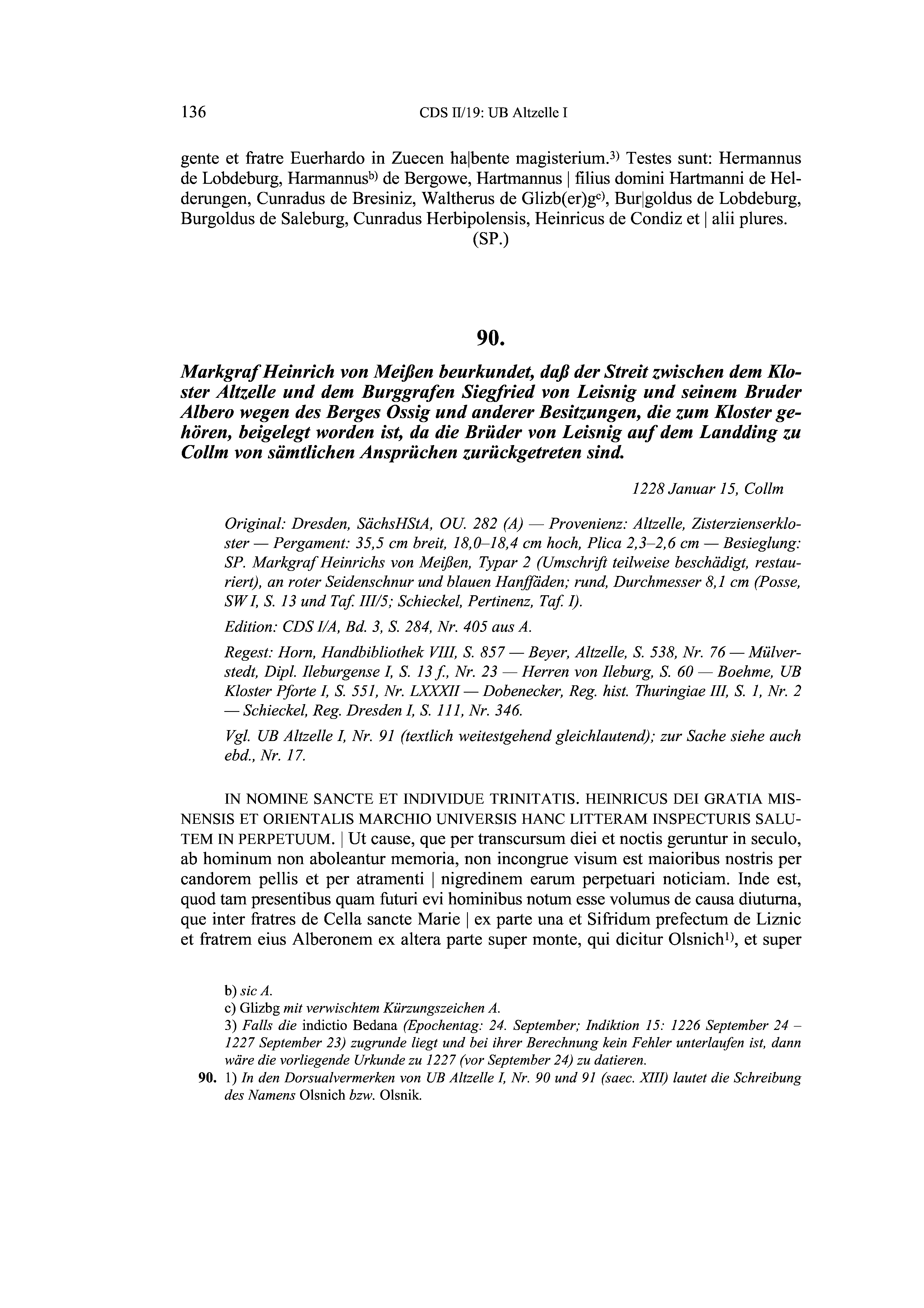 Historische Urkunde Seite 136 aus Band cds2_19