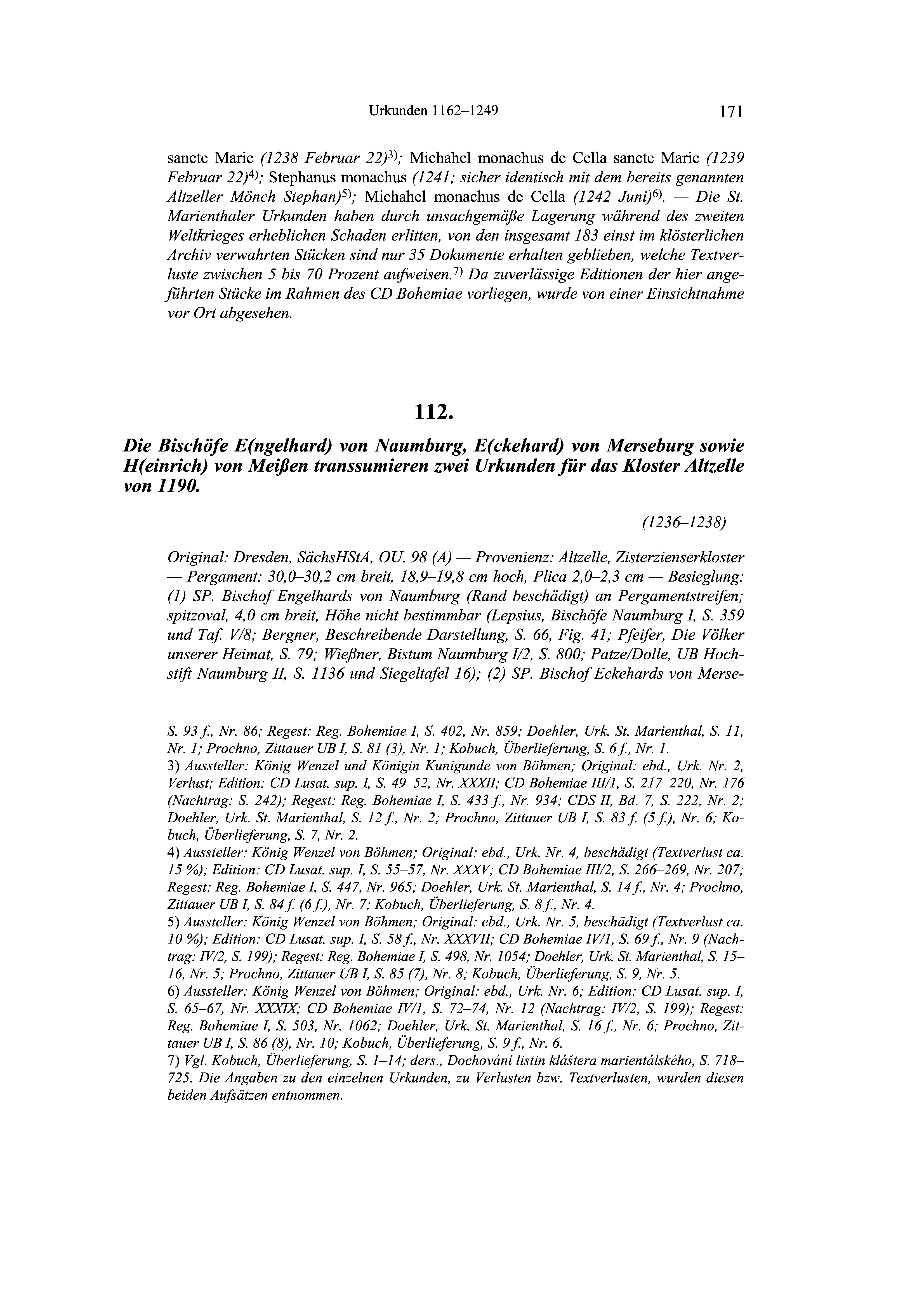 Historische Urkunde Seite 171 aus Band cds2_19