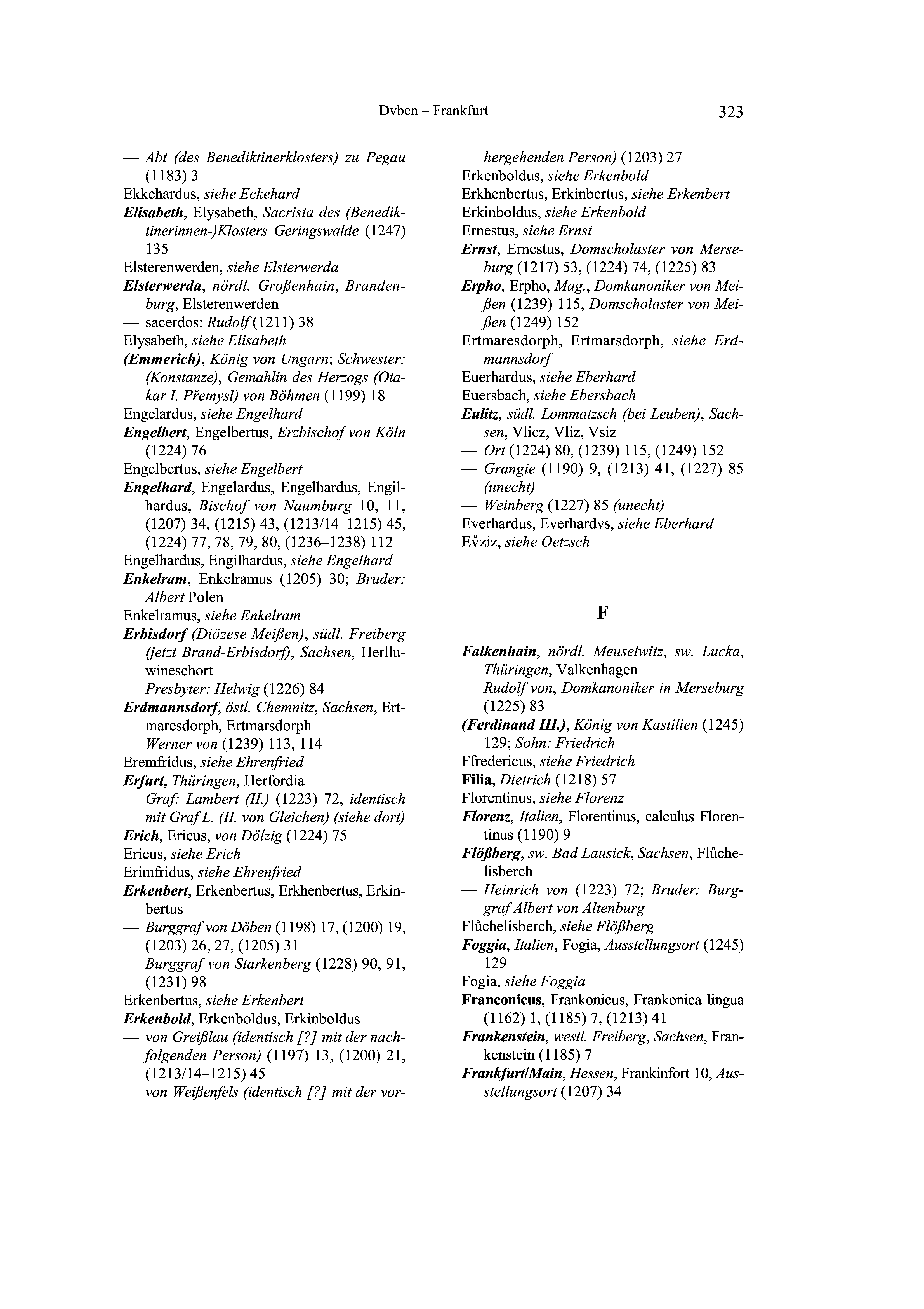 Historische Urkunde Seite 323 aus Band cds2_19