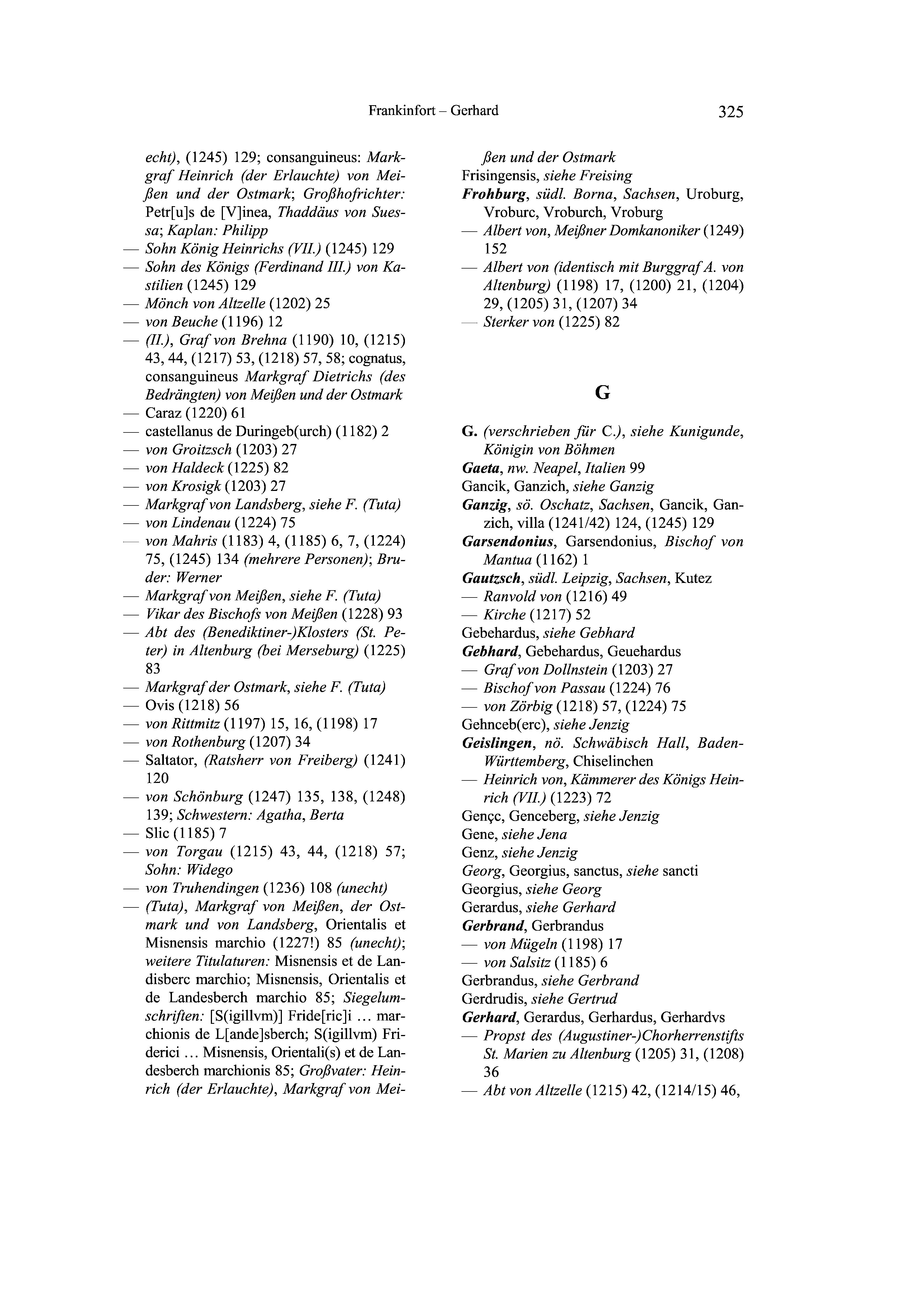 Historische Urkunde Seite 325 aus Band cds2_19