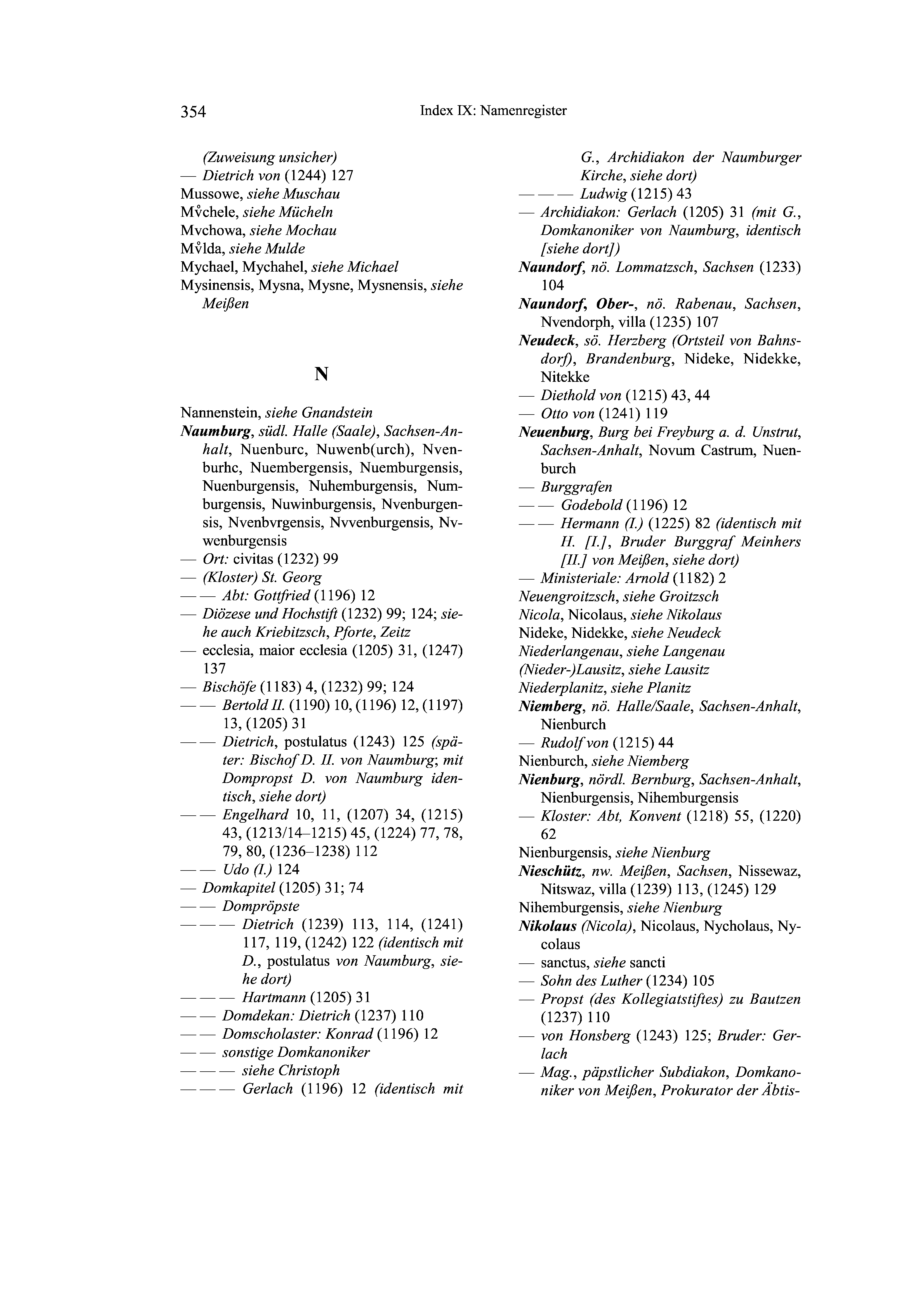Historische Urkunde Seite 354 aus Band cds2_19