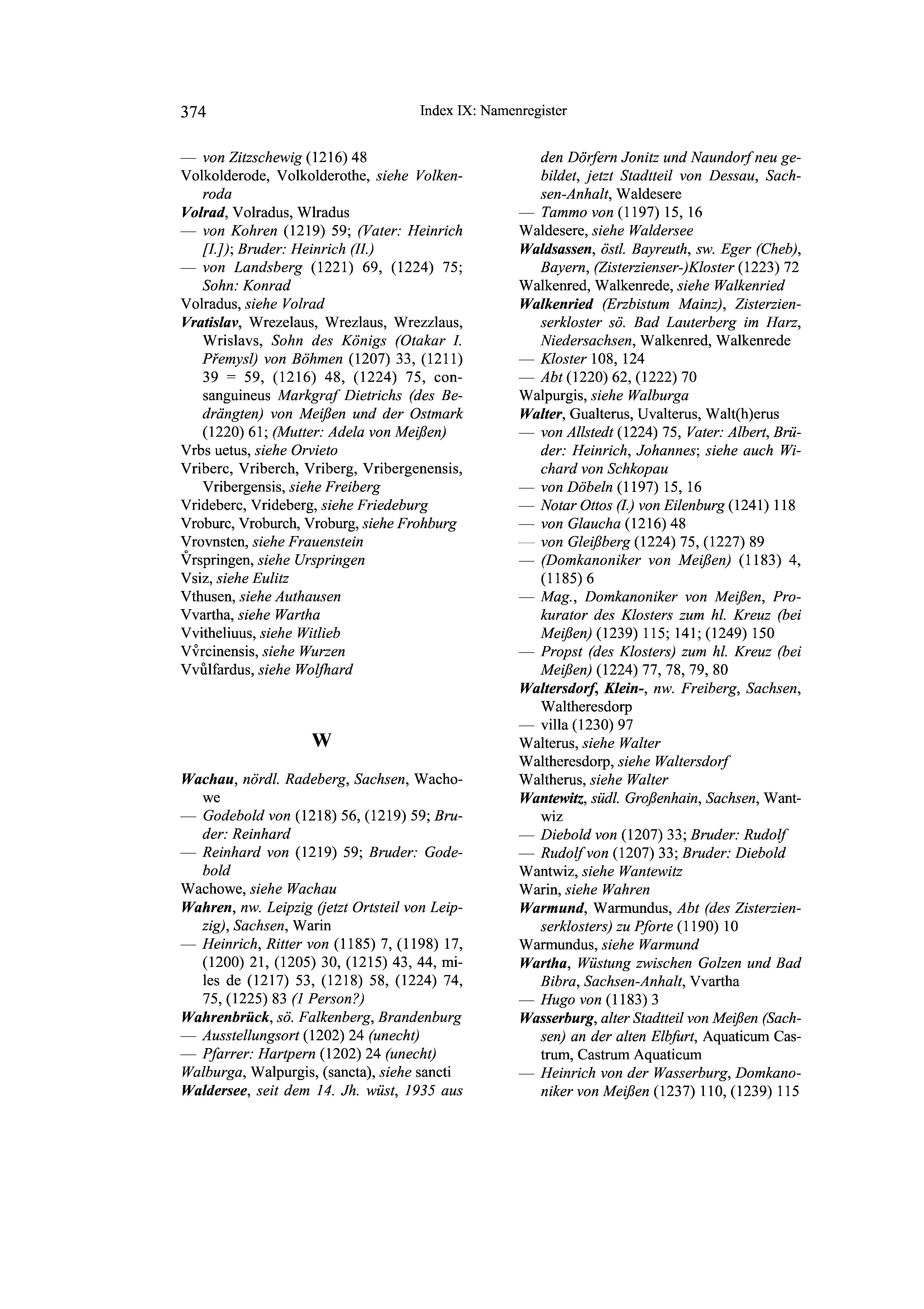 Historische Urkunde Seite 374 aus Band cds2_19