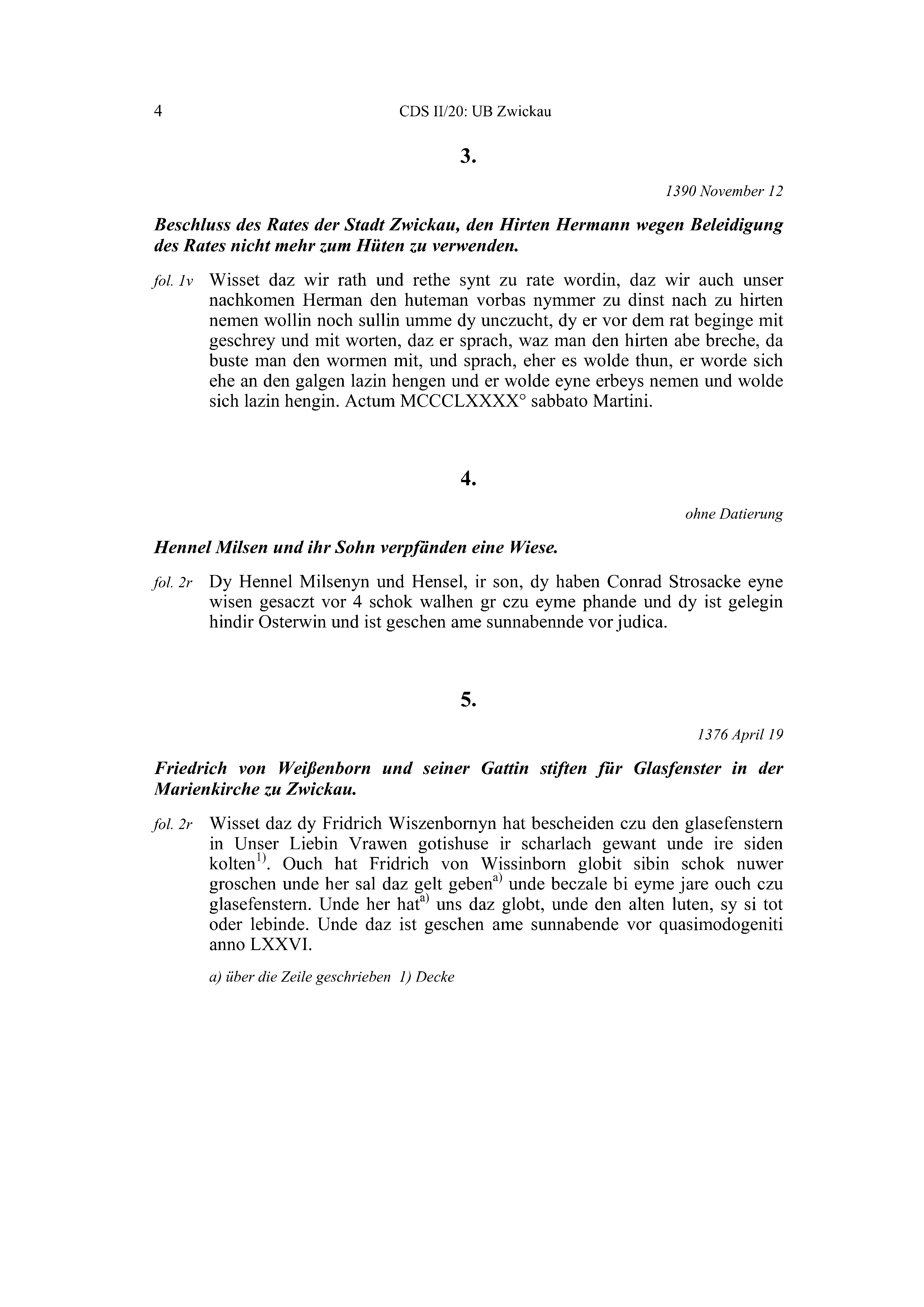 Historische Urkunde Seite 4 aus Band cds2_20