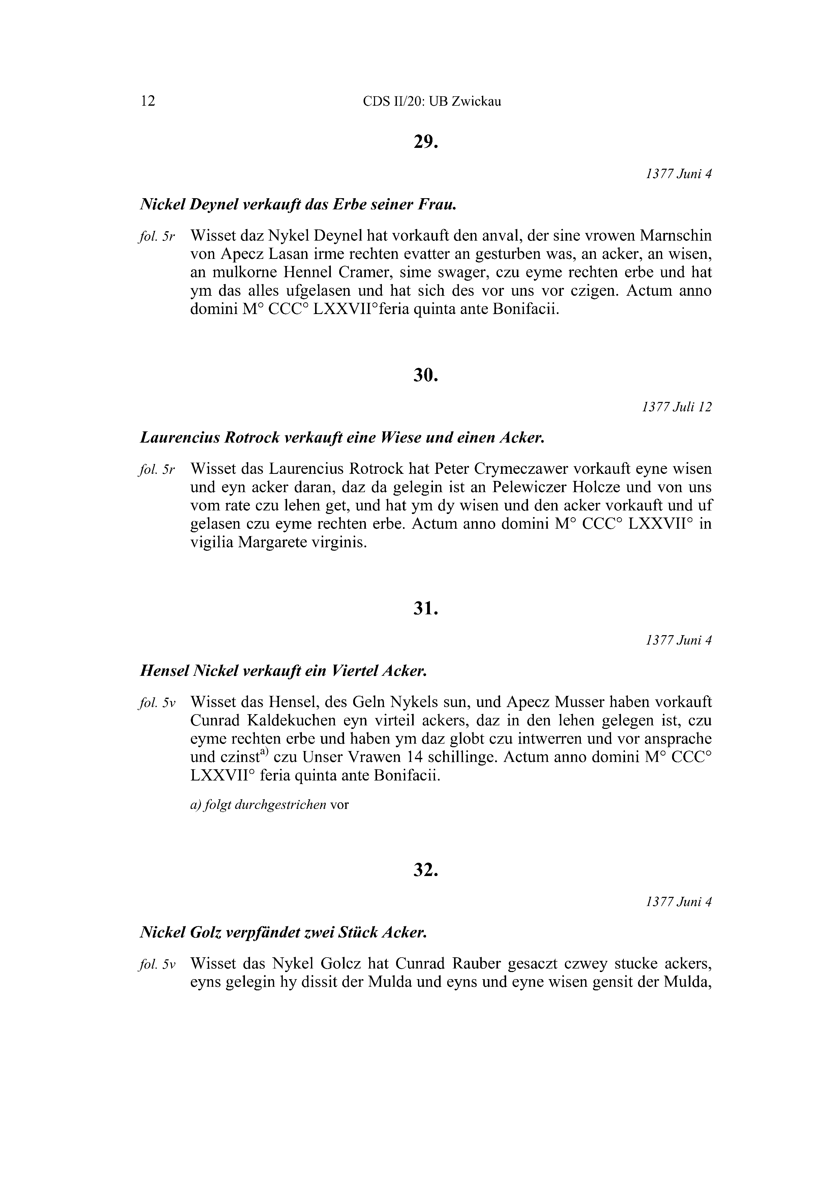 Historische Urkunde Seite 12 aus Band cds2_20