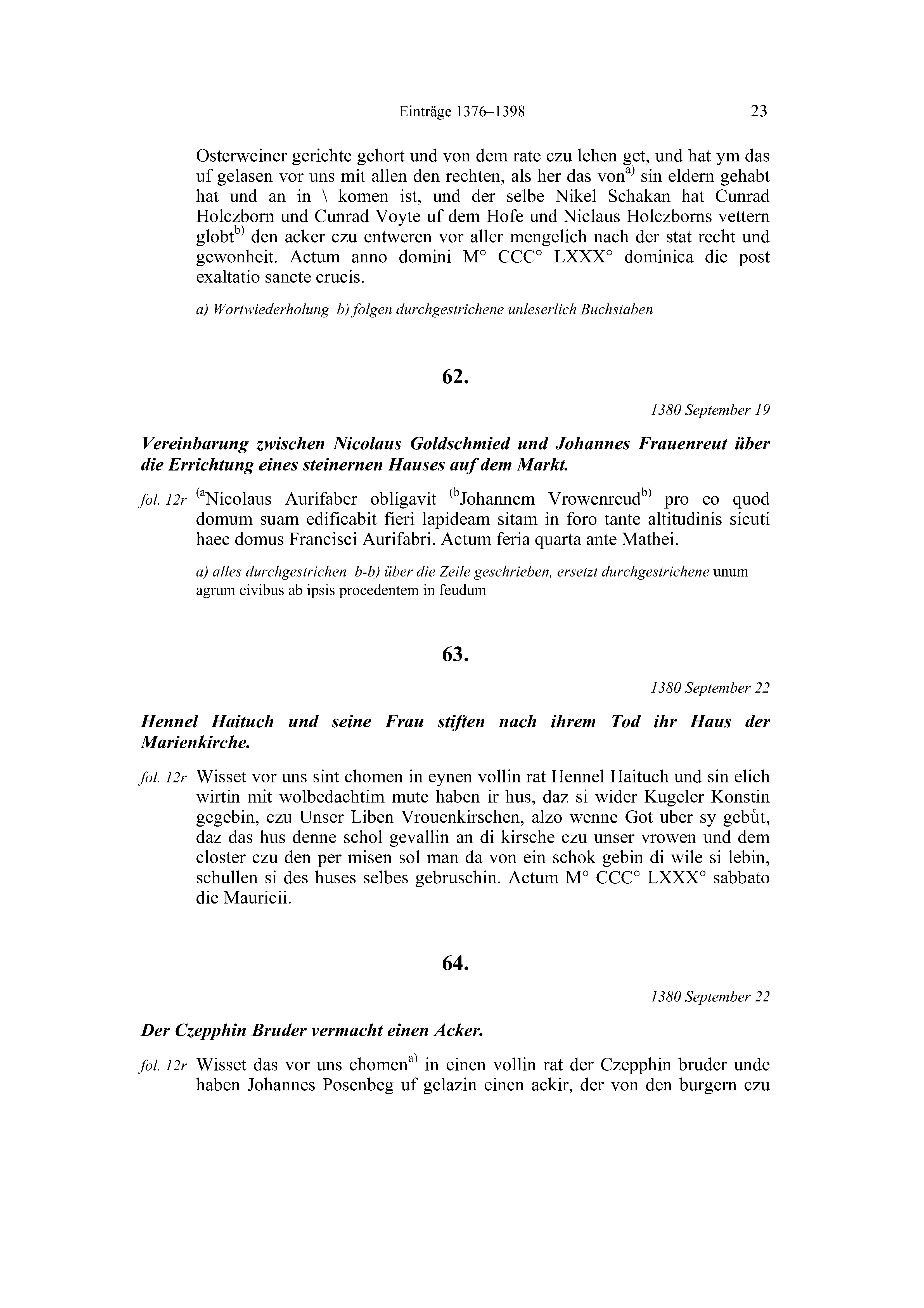 Historische Urkunde Seite 23 aus Band cds2_20