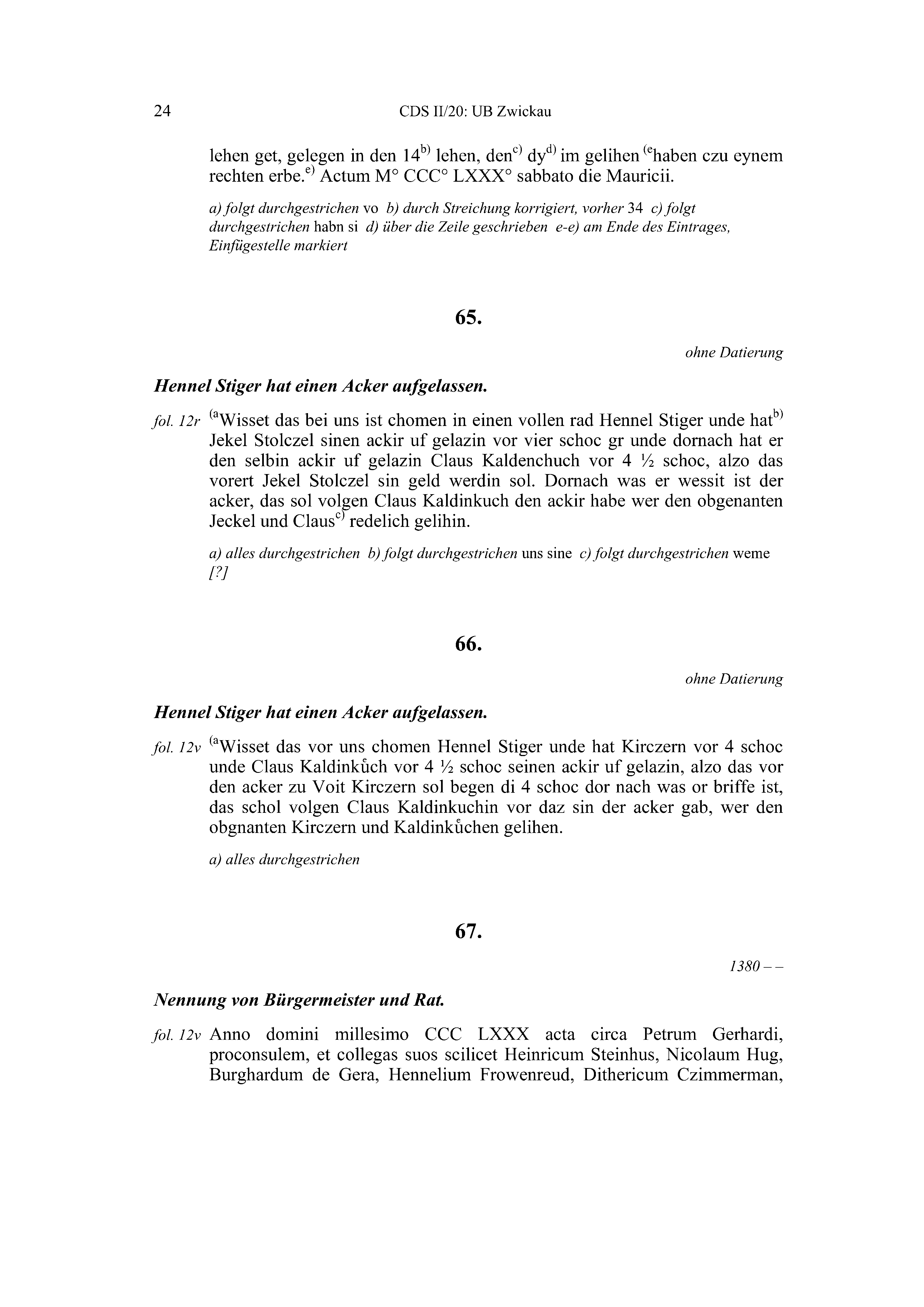 Historische Urkunde Seite 24 aus Band cds2_20