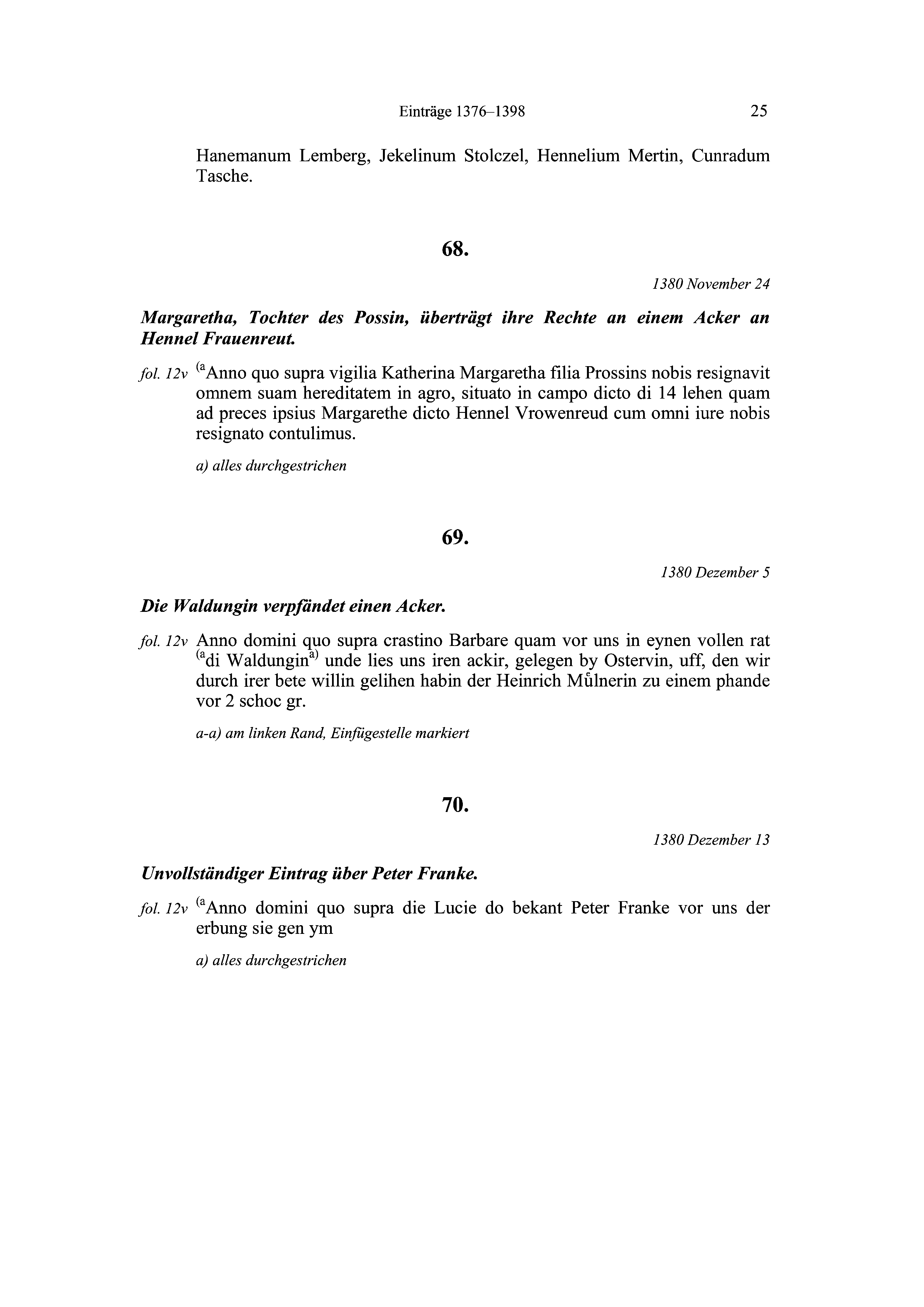 Historische Urkunde Seite 25 aus Band cds2_20
