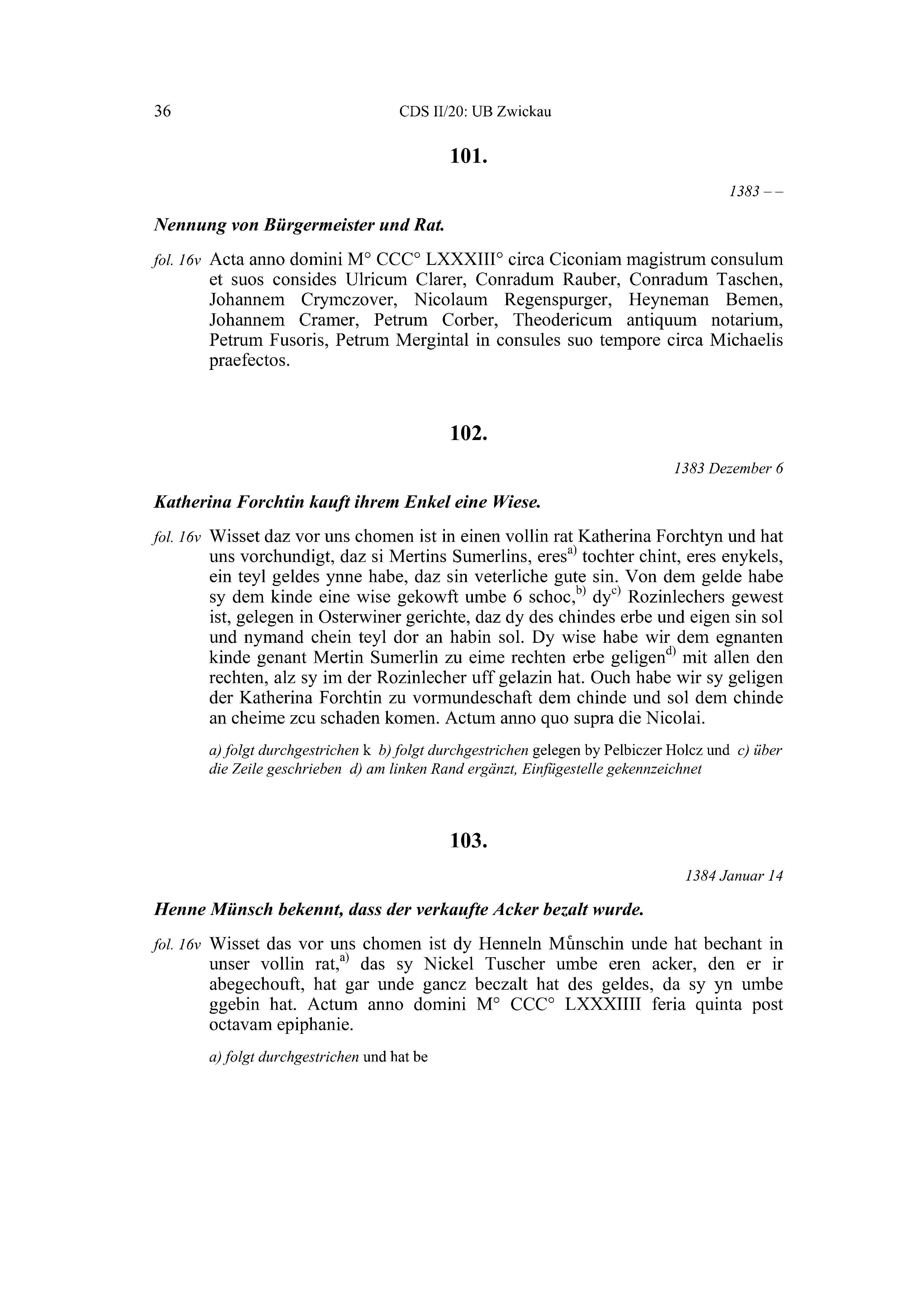Historische Urkunde Seite 36 aus Band cds2_20