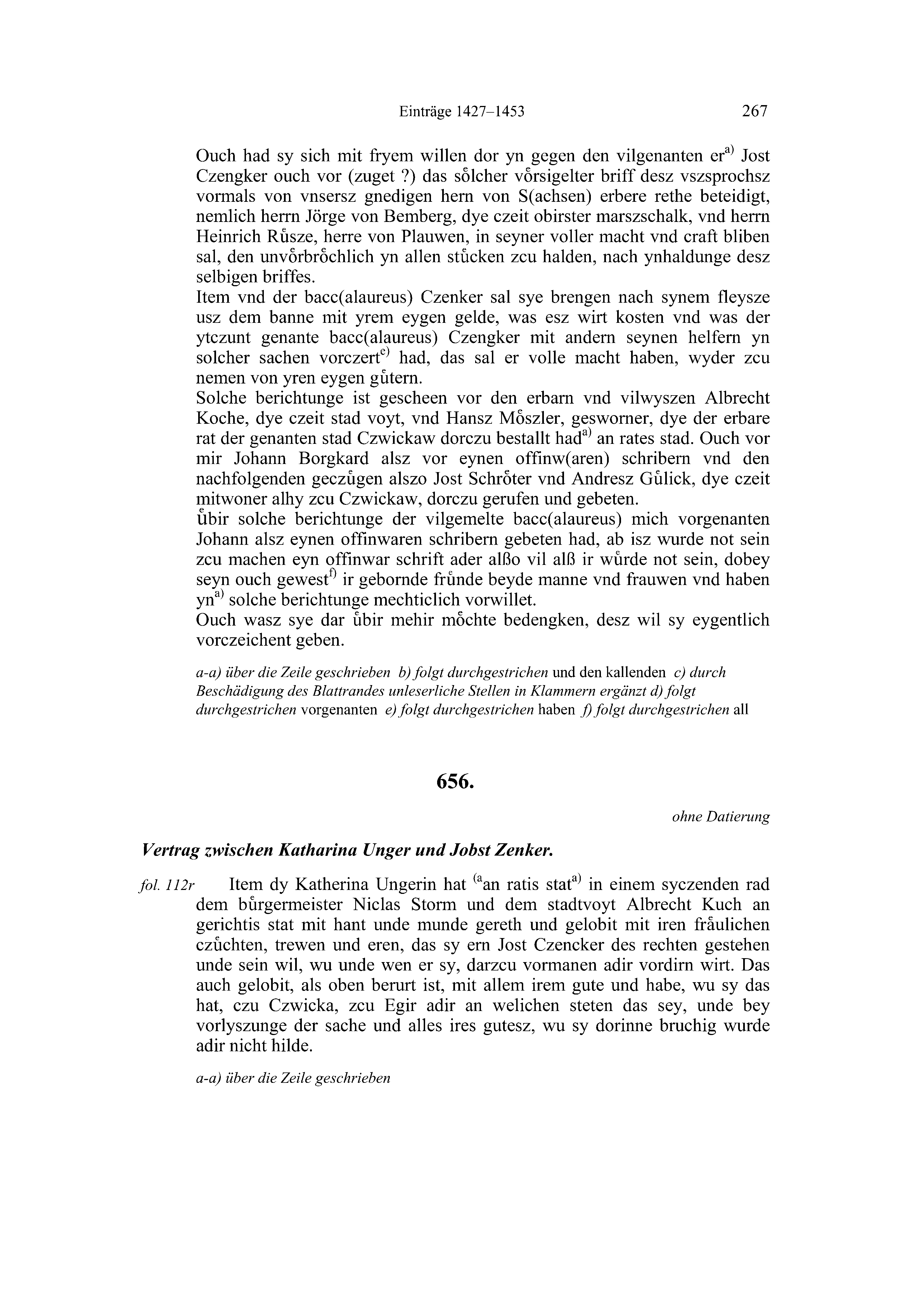 Historische Urkunde Seite 267 aus Band cds2_20
