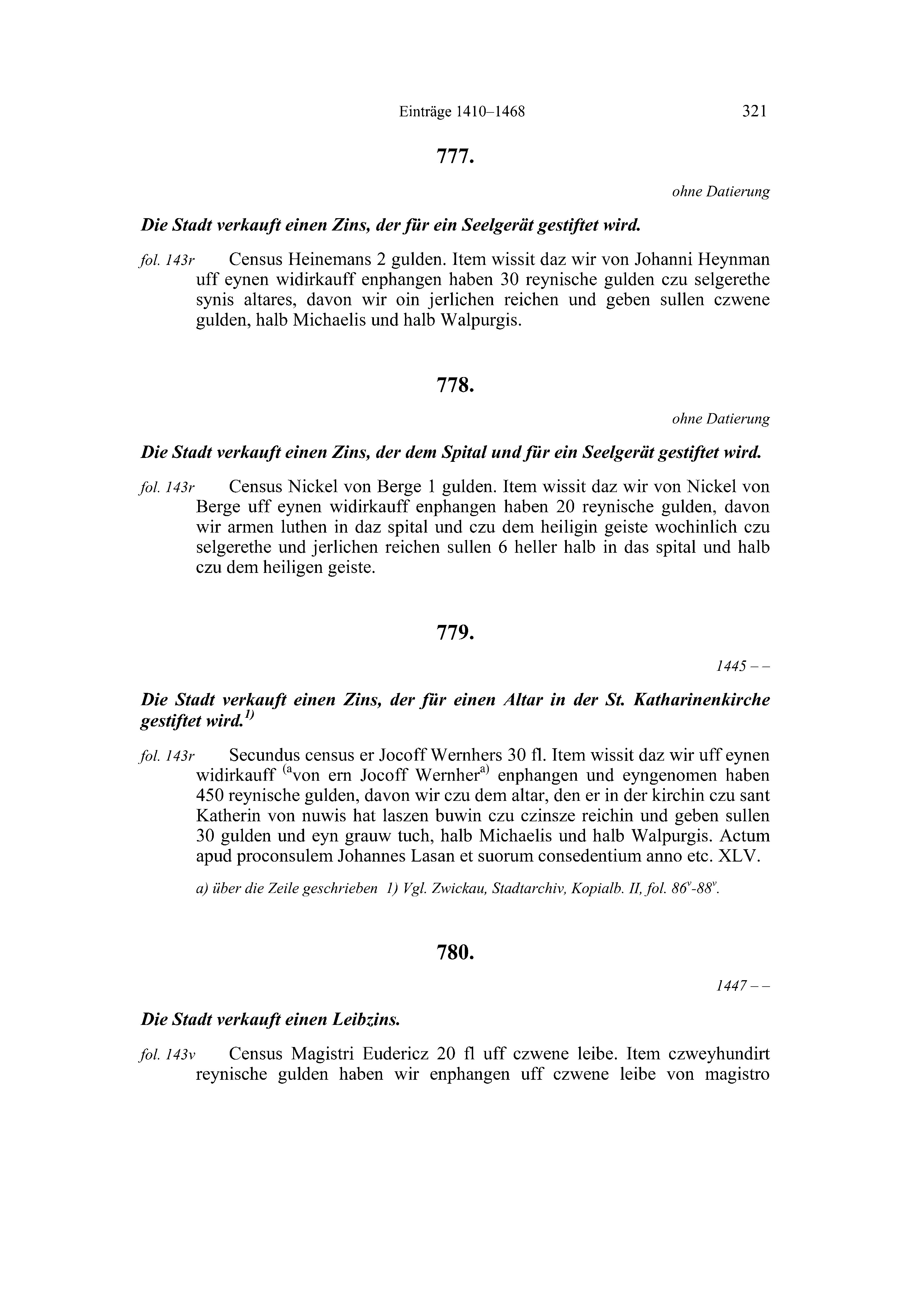 Historische Urkunde Seite 321 aus Band cds2_20