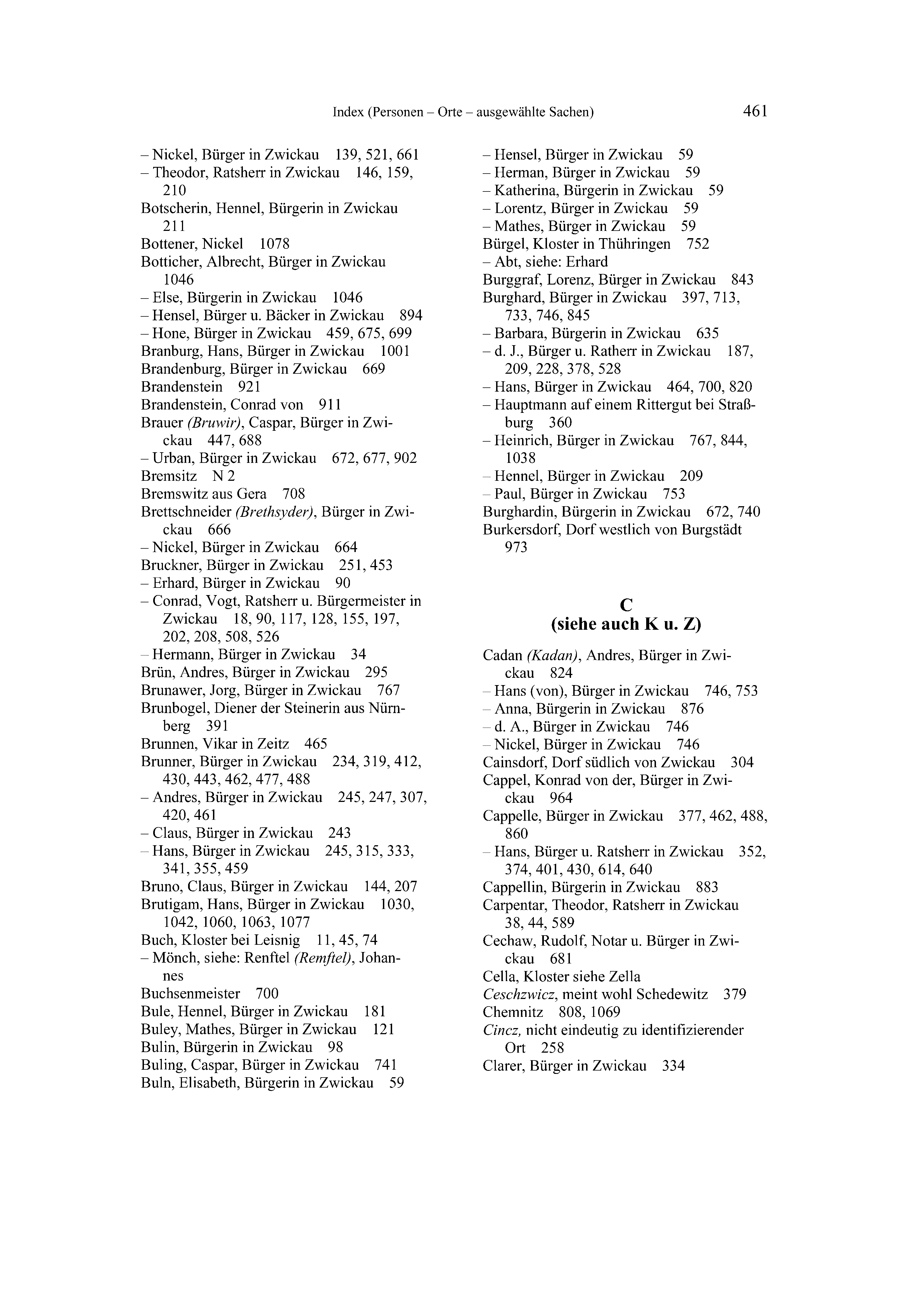Historische Urkunde Seite 461 aus Band cds2_20