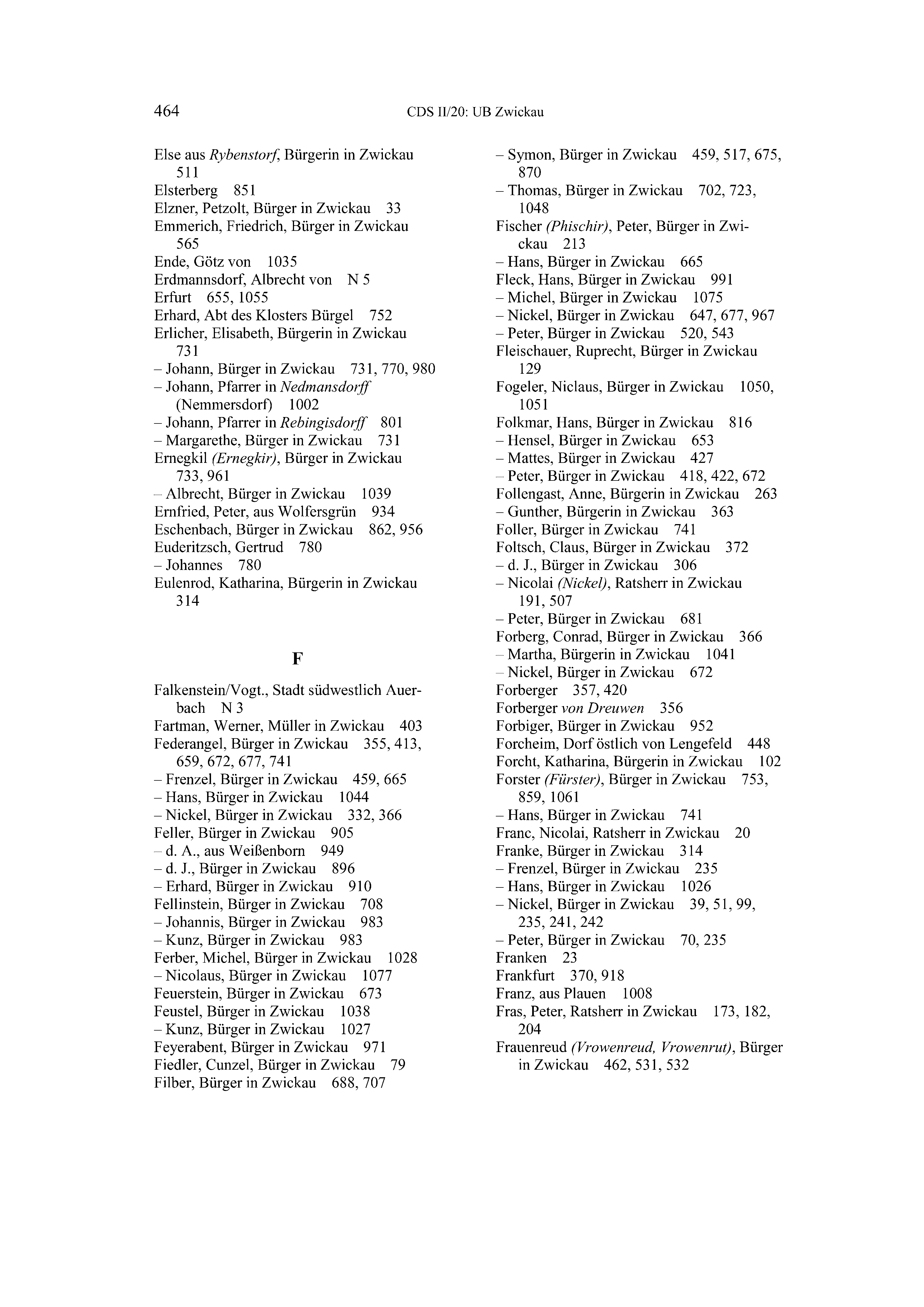 Historische Urkunde Seite 464 aus Band cds2_20