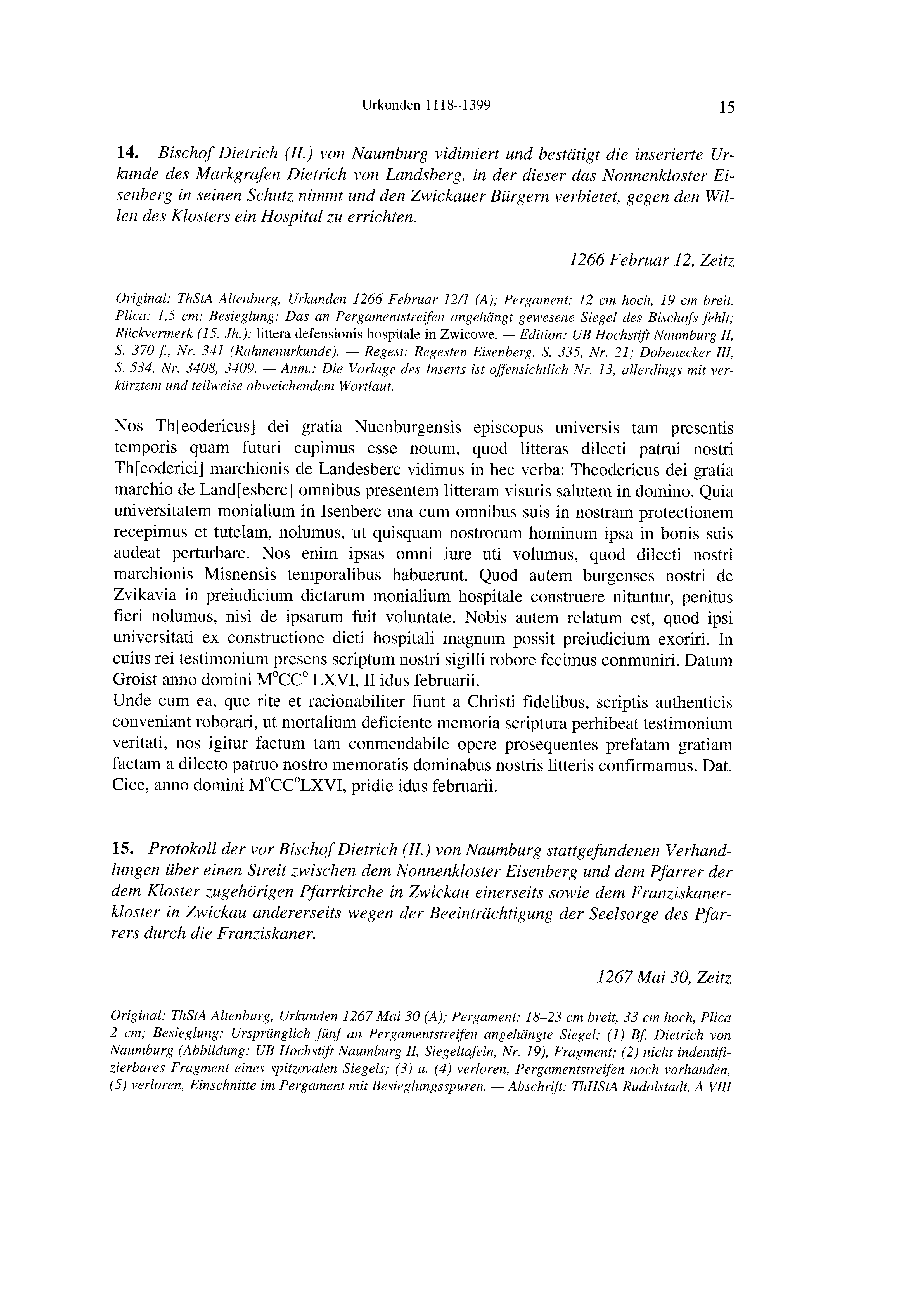 Historische Urkunde Seite 15 aus Band cds2_21