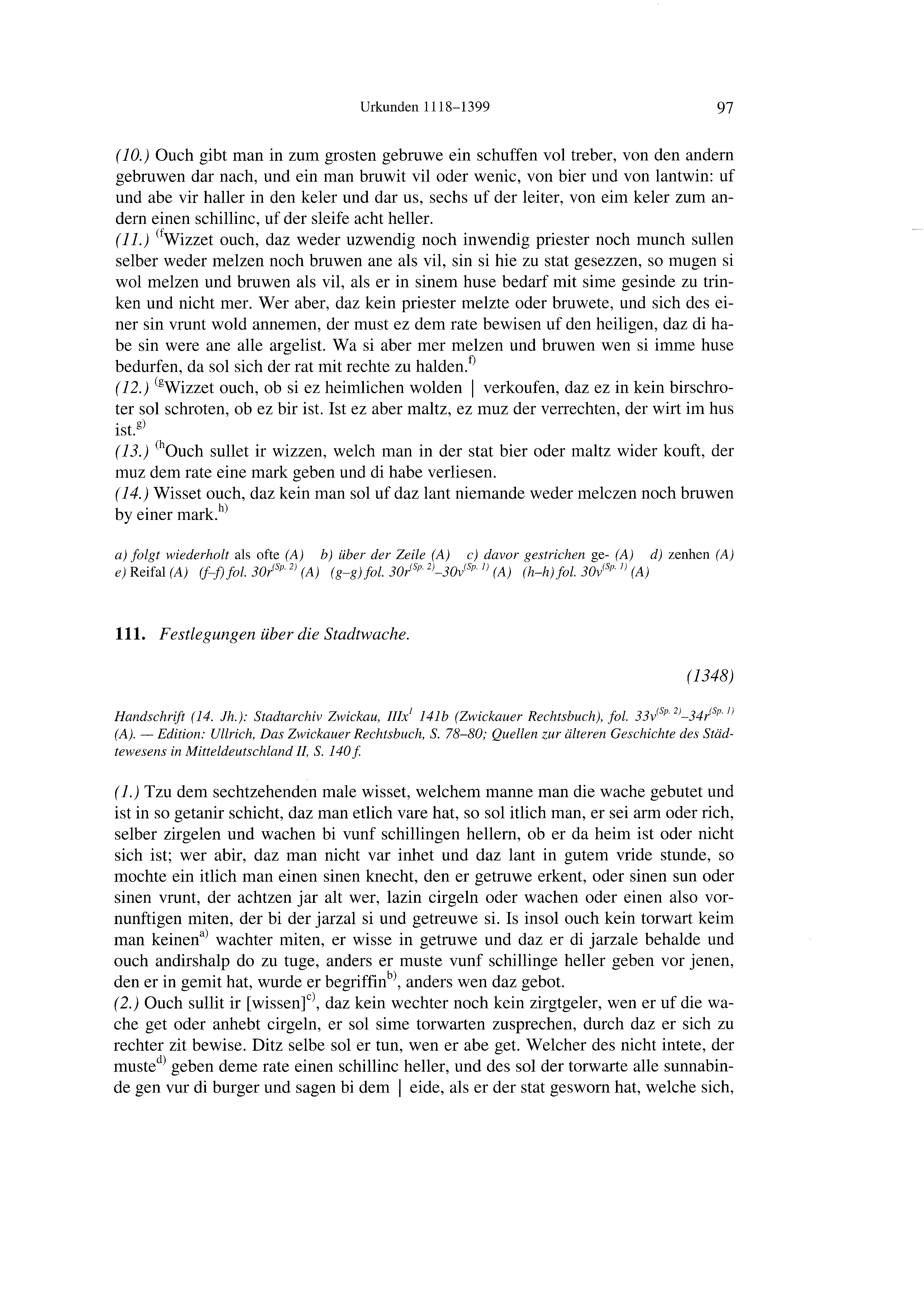 Historische Urkunde Seite 97 aus Band cds2_21