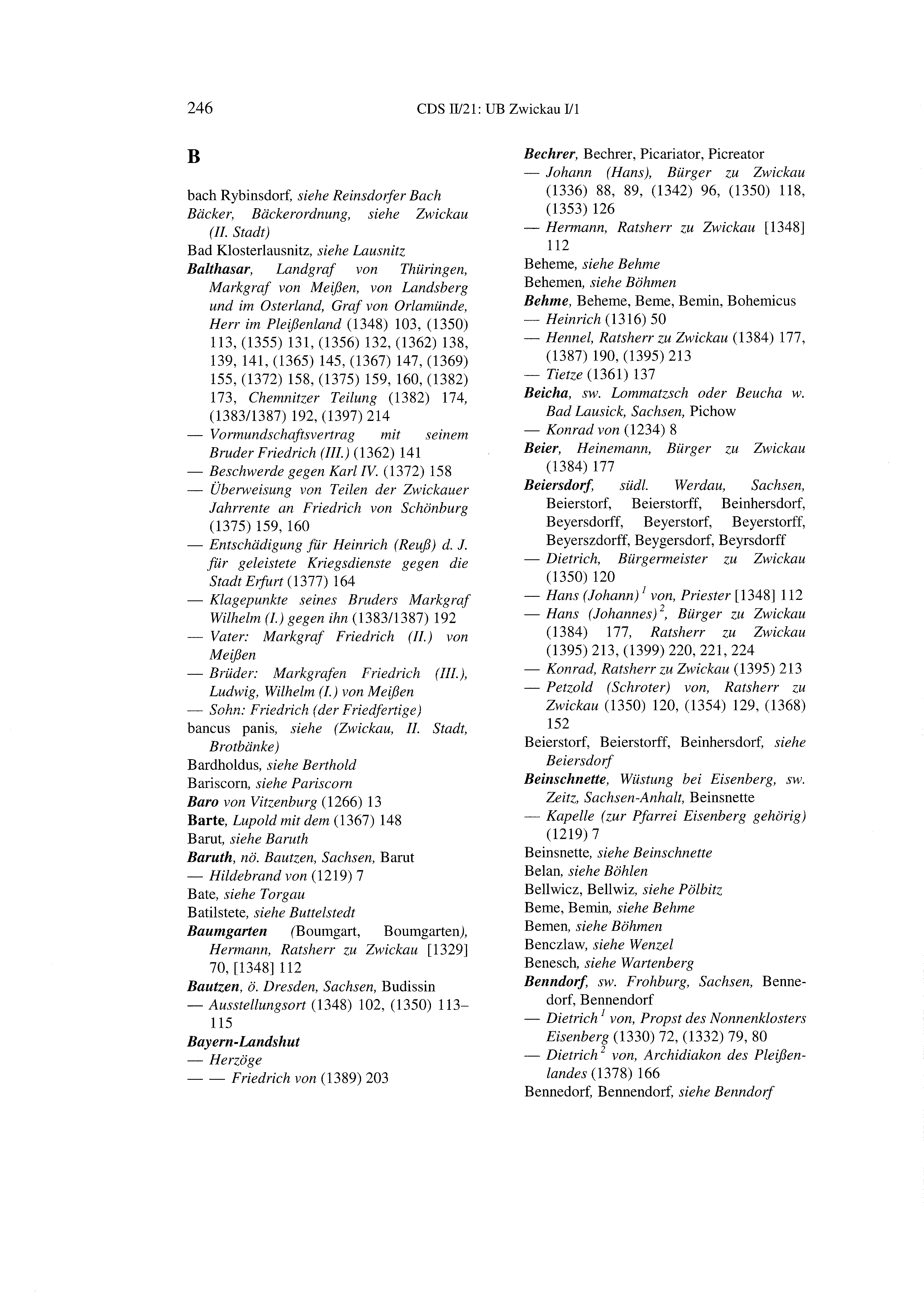 Historische Urkunde Seite 246 aus Band cds2_21