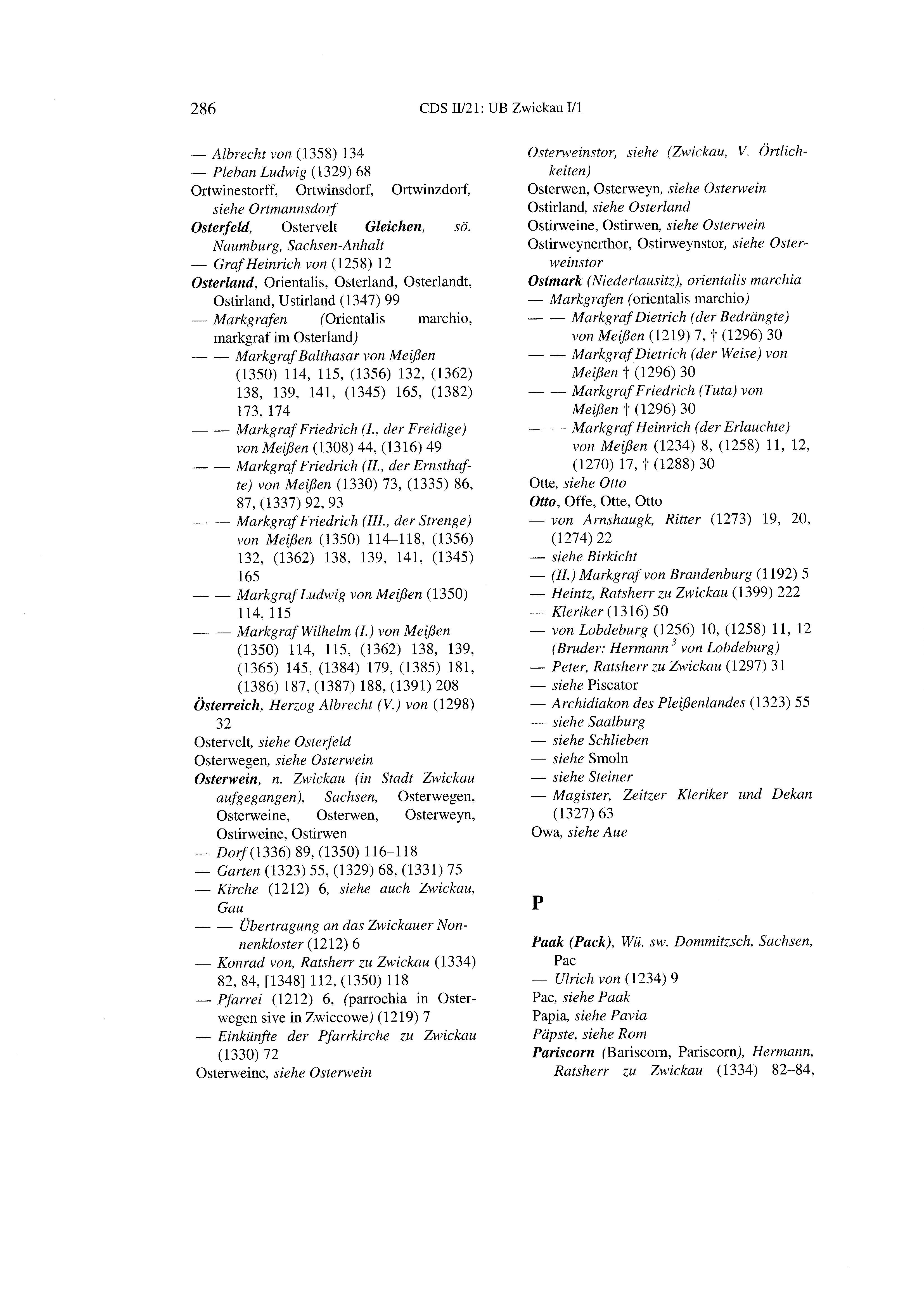 Historische Urkunde Seite 286 aus Band cds2_21