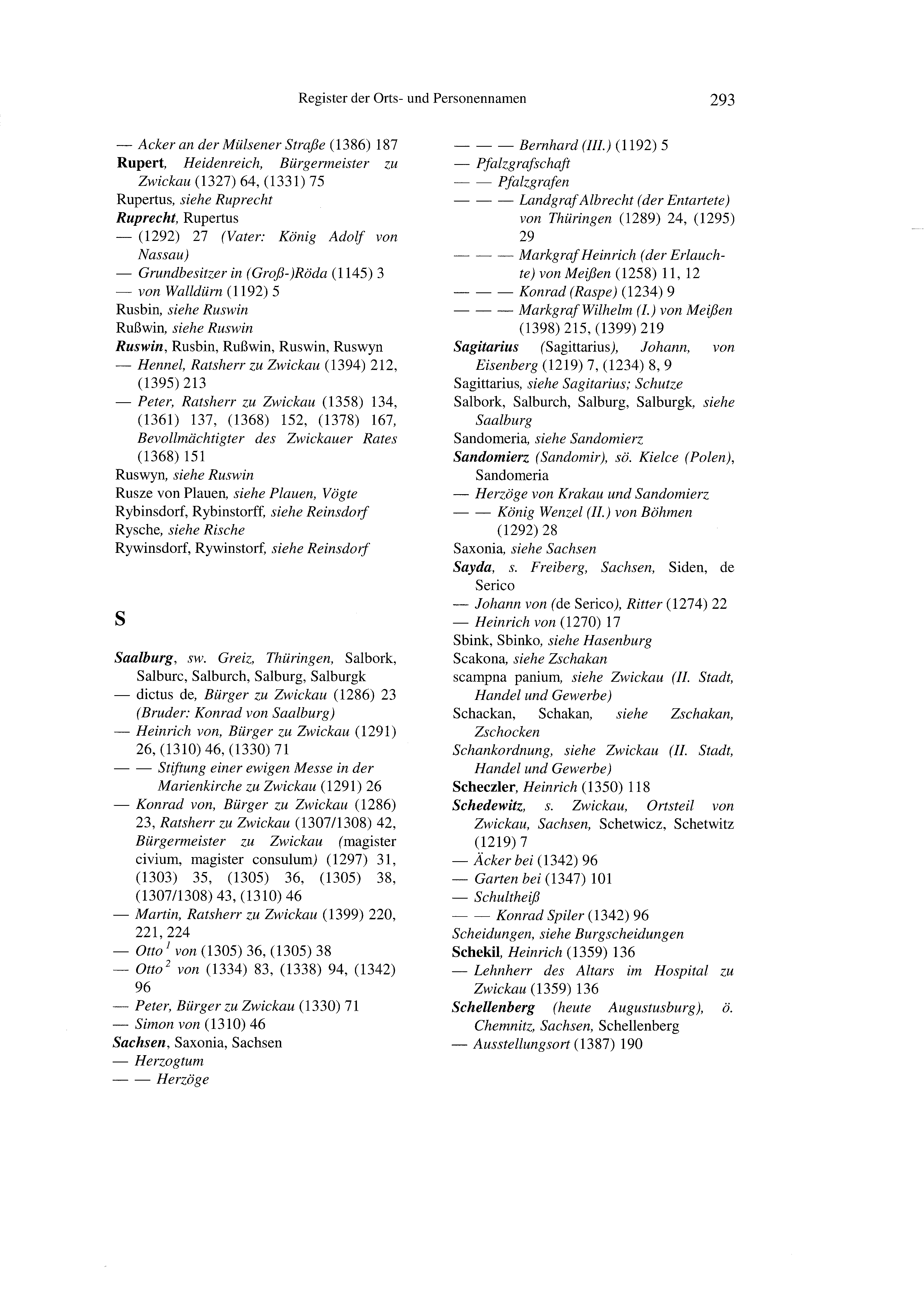 Historische Urkunde Seite 293 aus Band cds2_21
