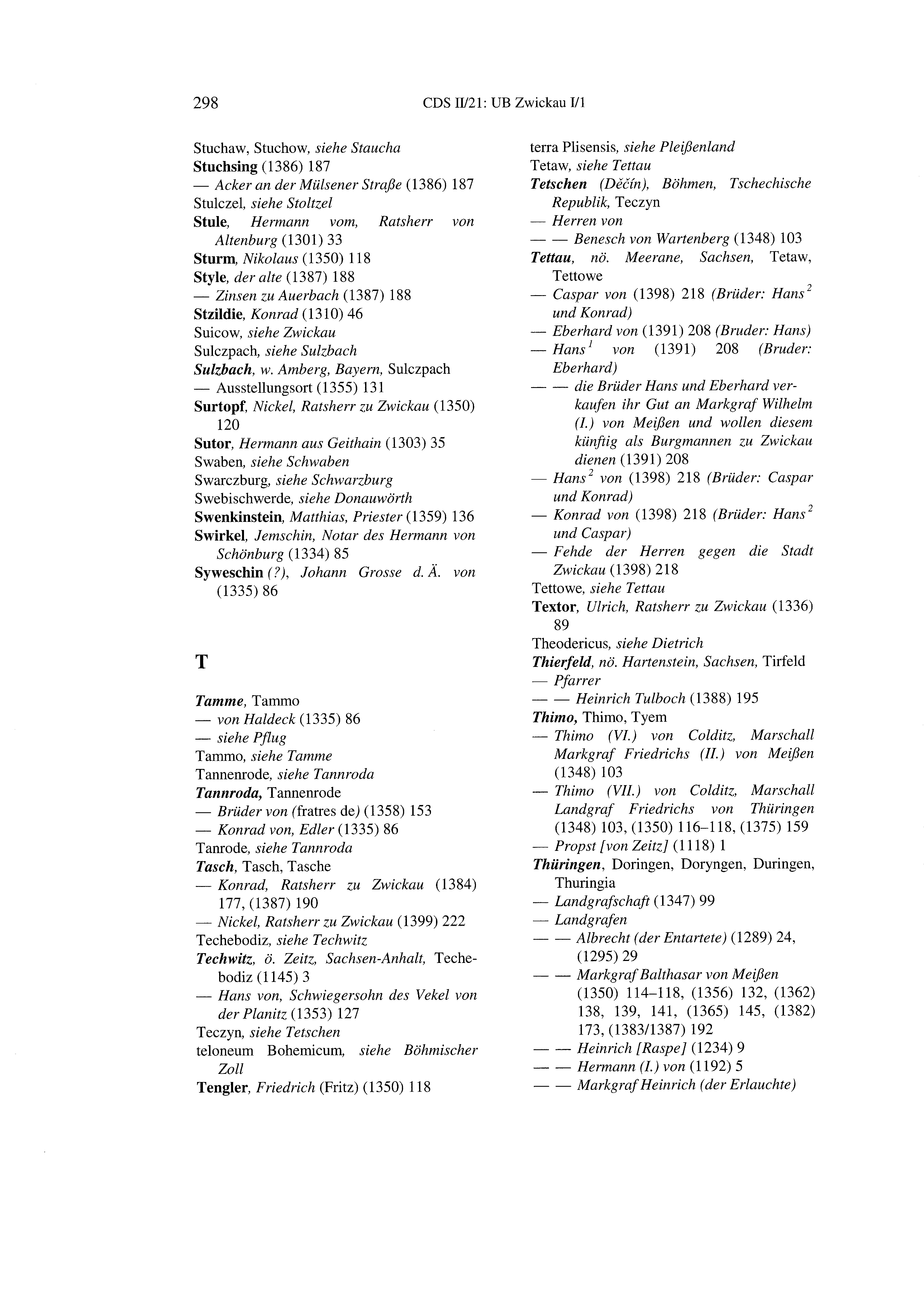 Historische Urkunde Seite 298 aus Band cds2_21