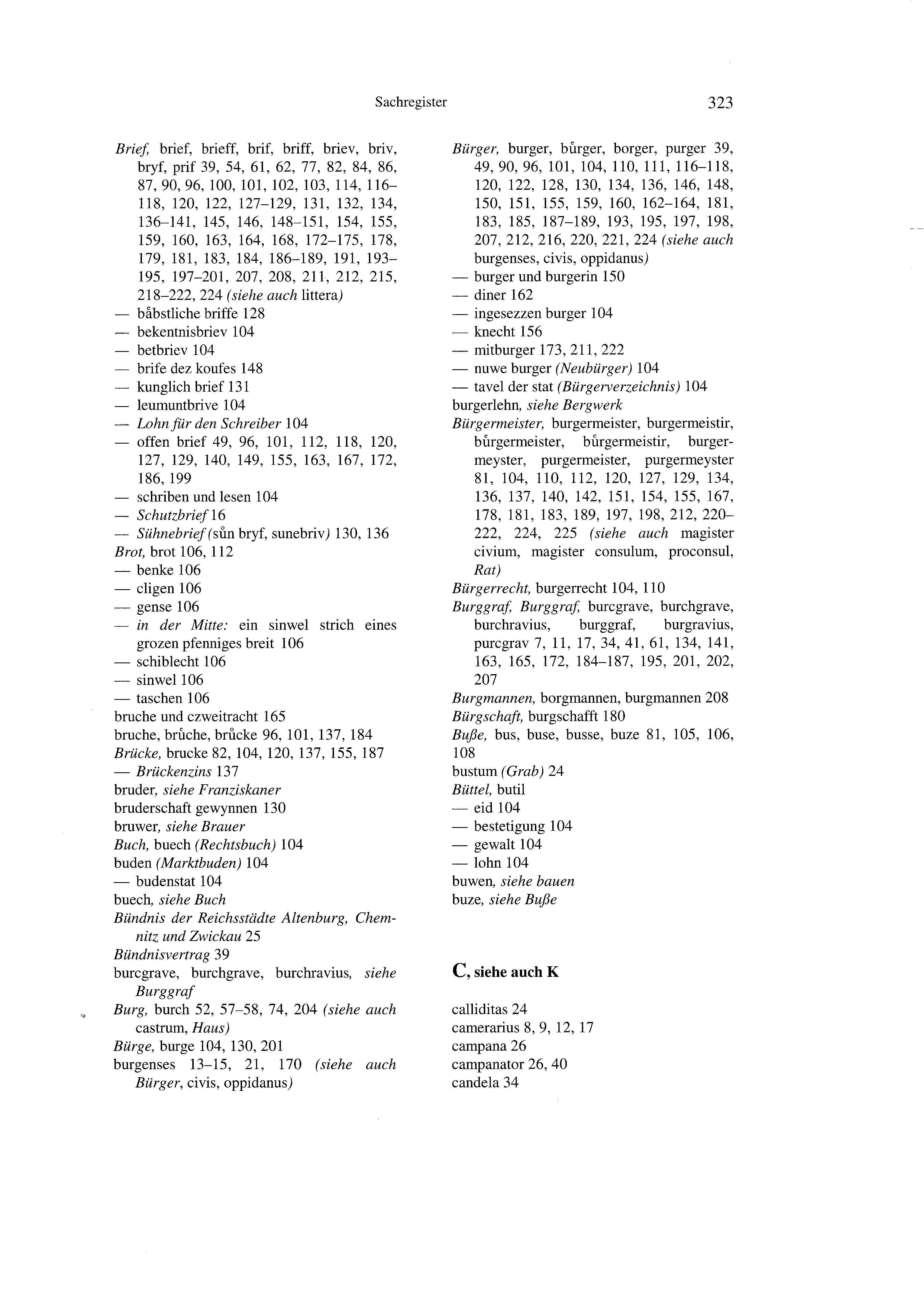 Historische Urkunde Seite 323 aus Band cds2_21