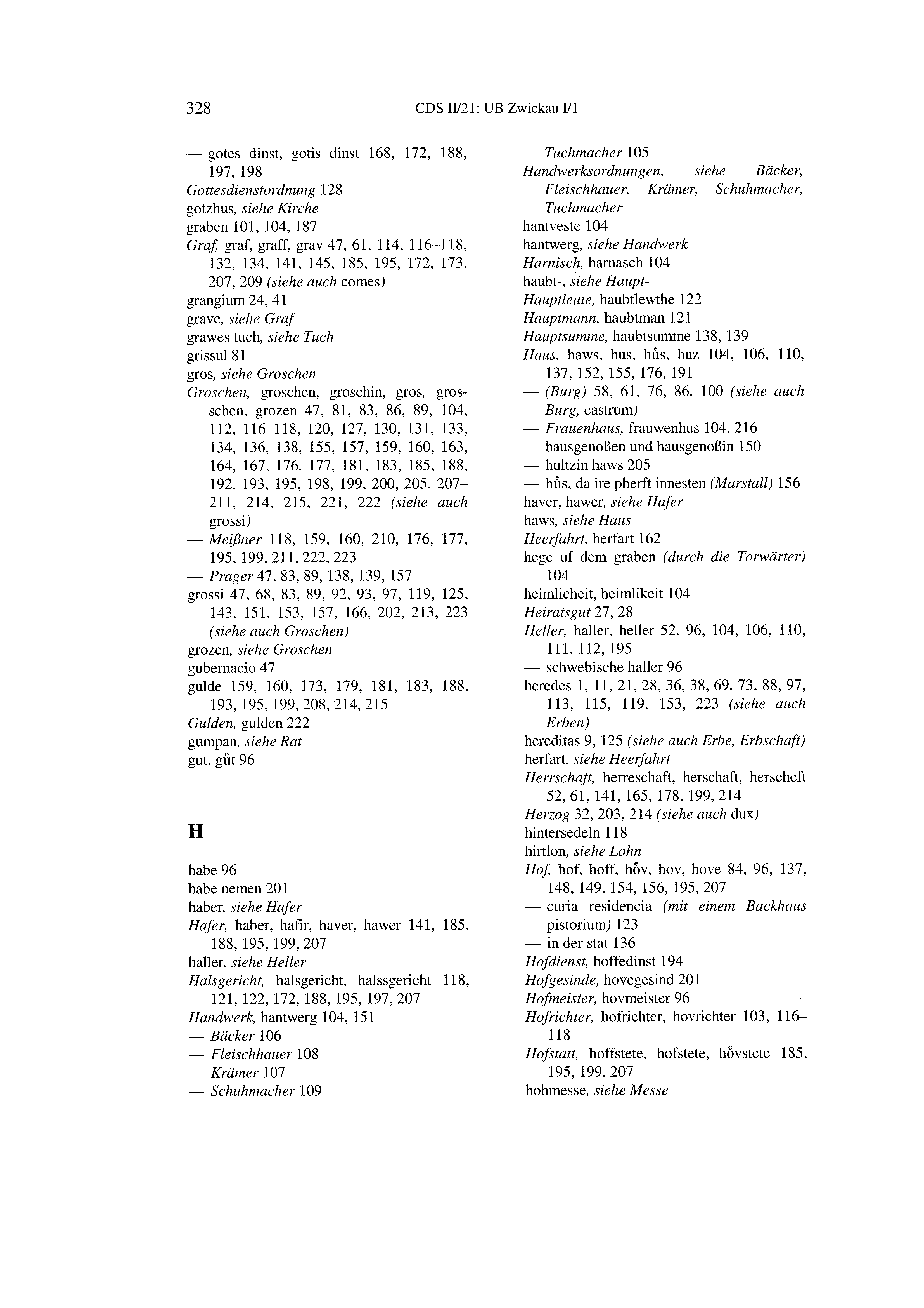 Historische Urkunde Seite 328 aus Band cds2_21