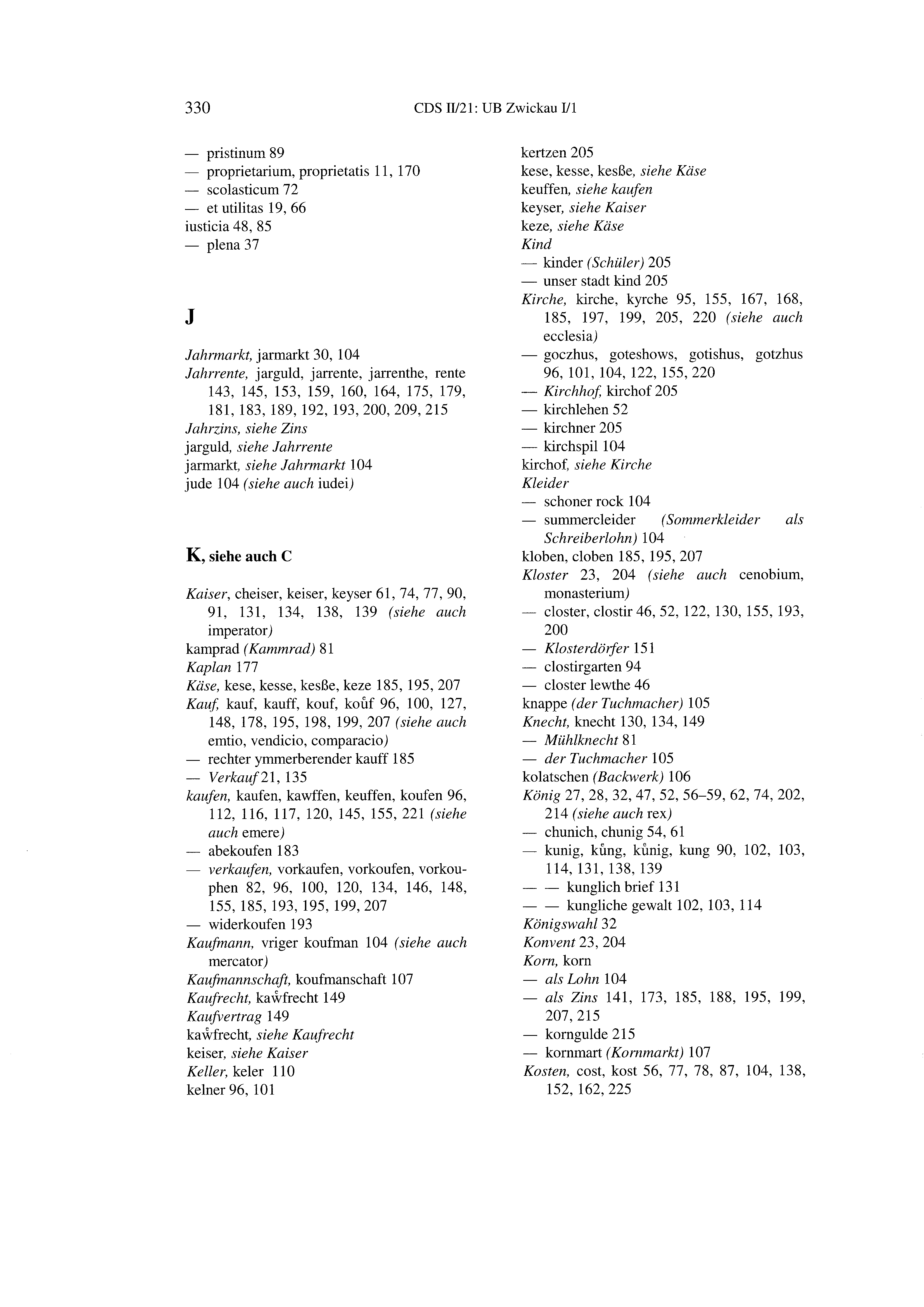 Historische Urkunde Seite 330 aus Band cds2_21
