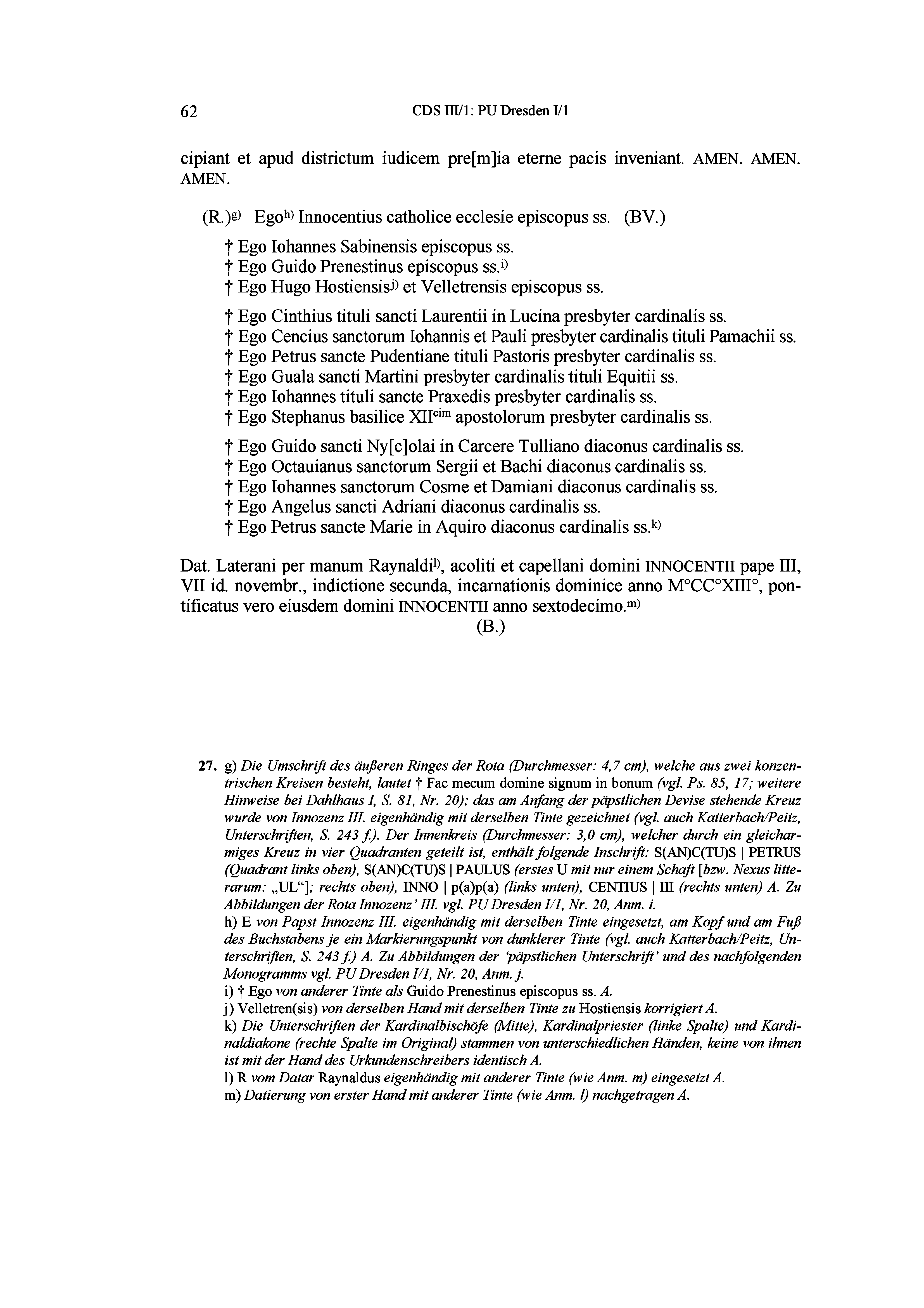 Historische Urkunde Seite 62 aus Band cds3_01