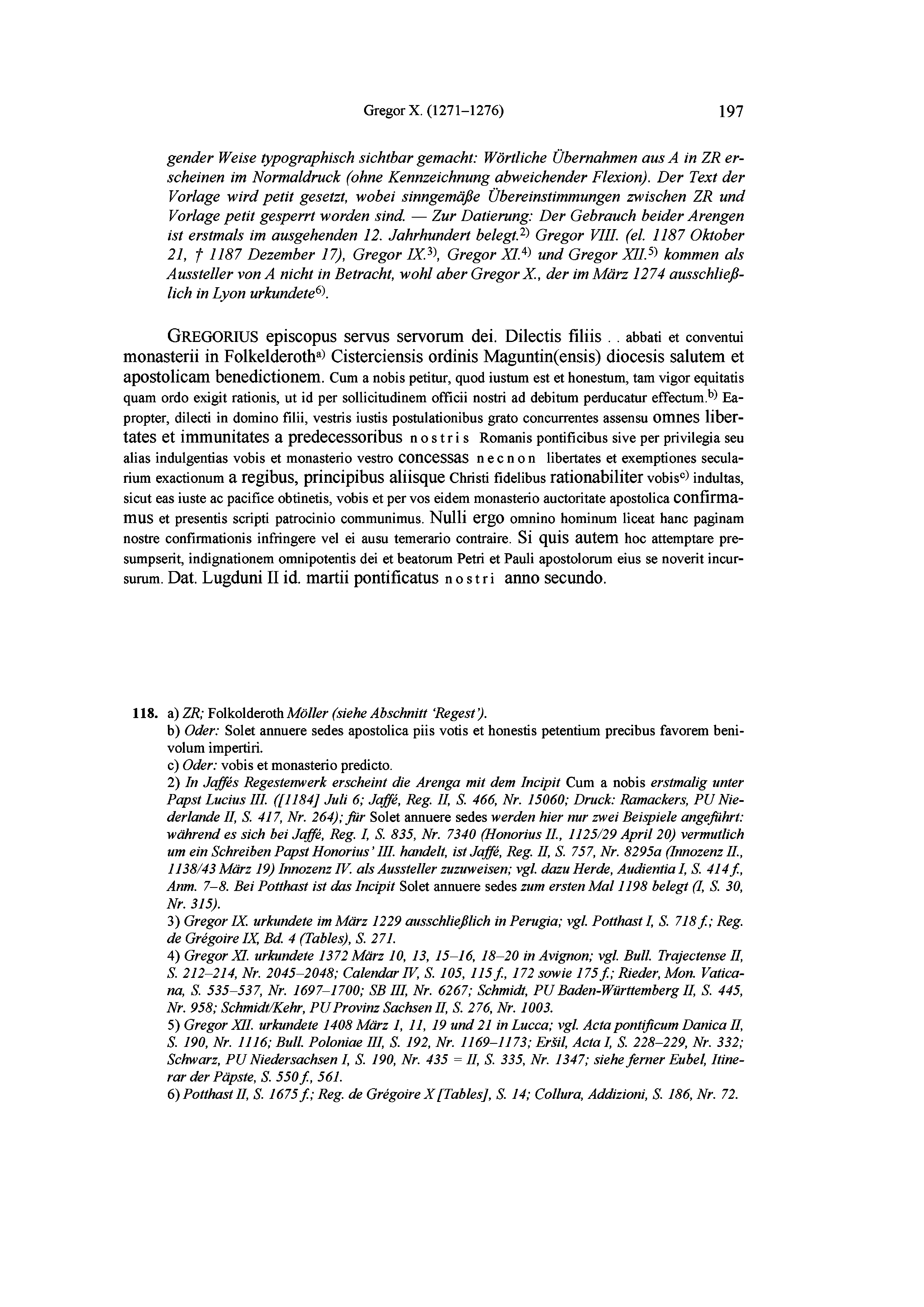 Historische Urkunde Seite 197 aus Band cds3_01