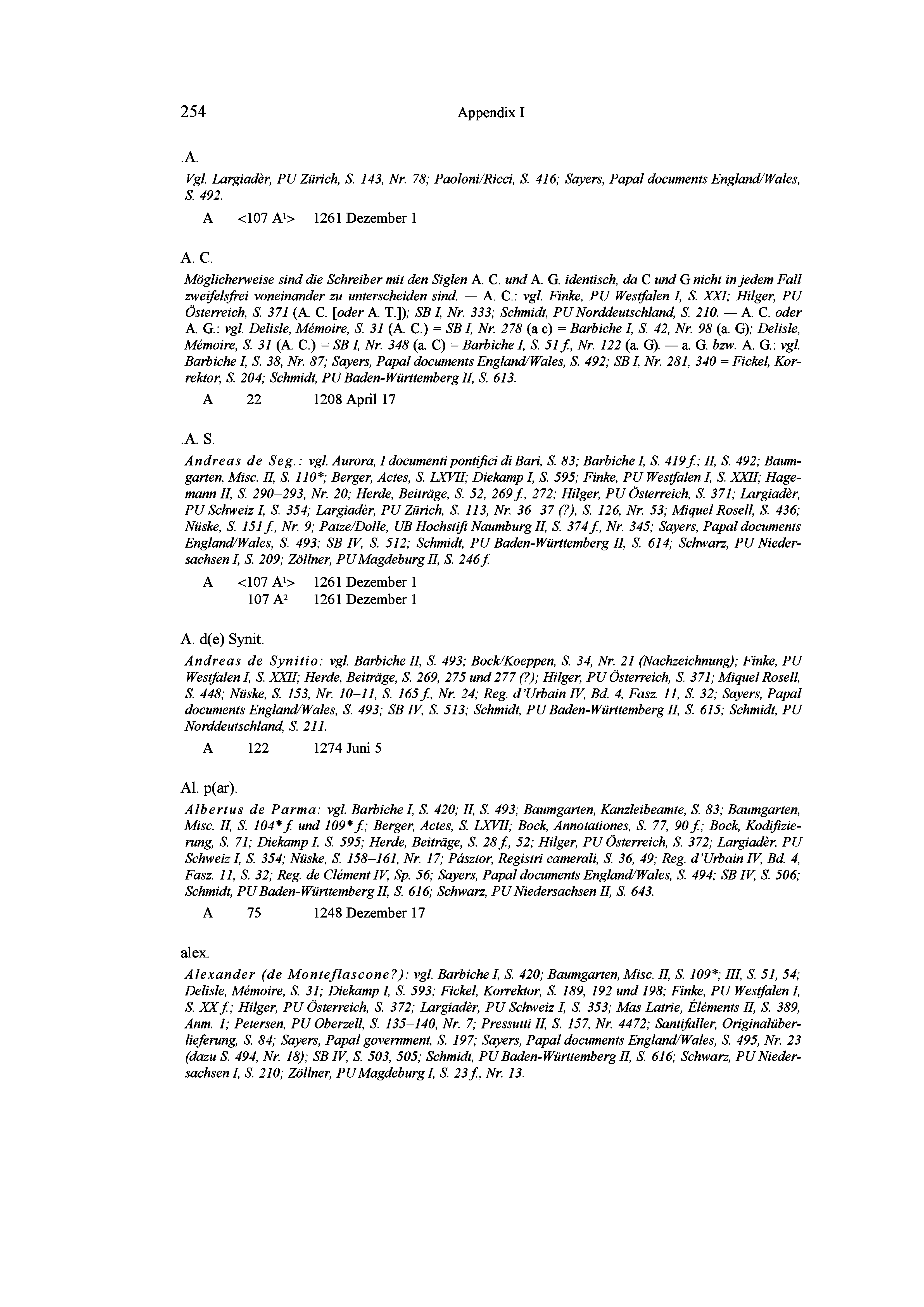 Historische Urkunde Seite 254 aus Band cds3_01